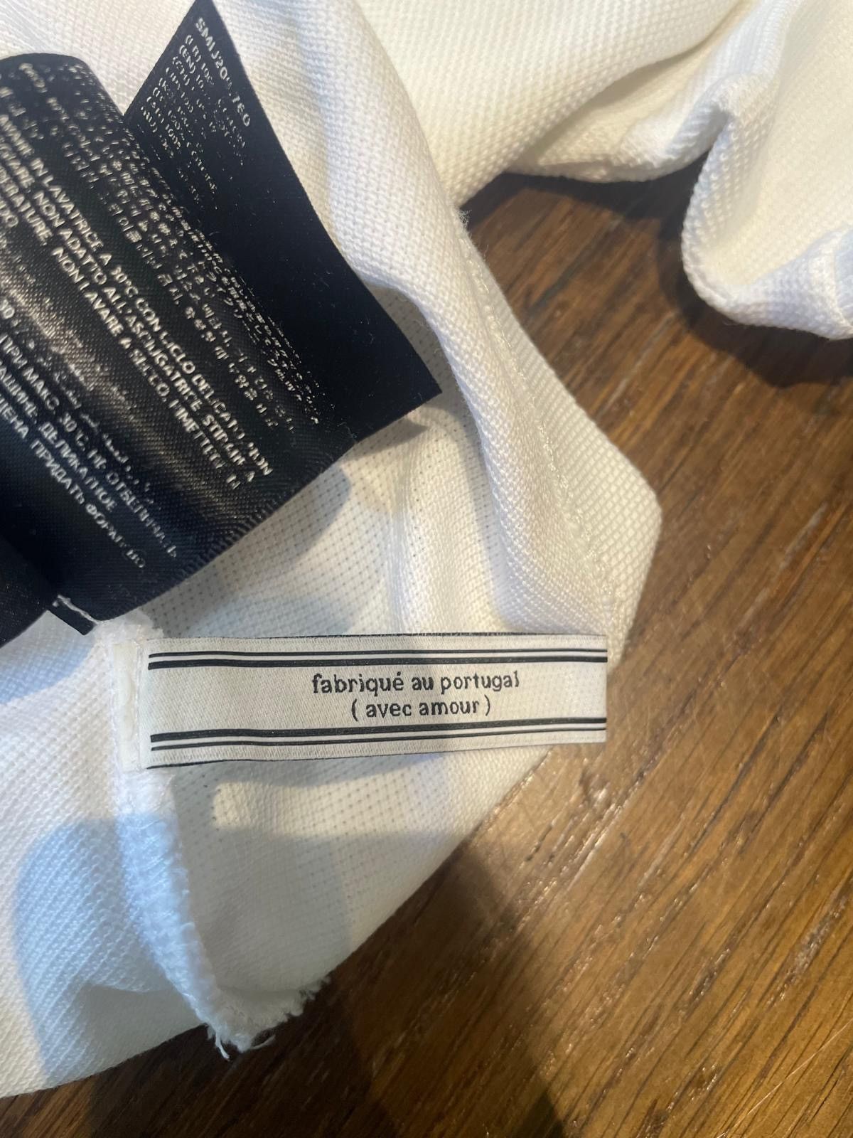 AMI White Ami polo Size US S / EU 44-46 / 1 - 8 Thumbnail