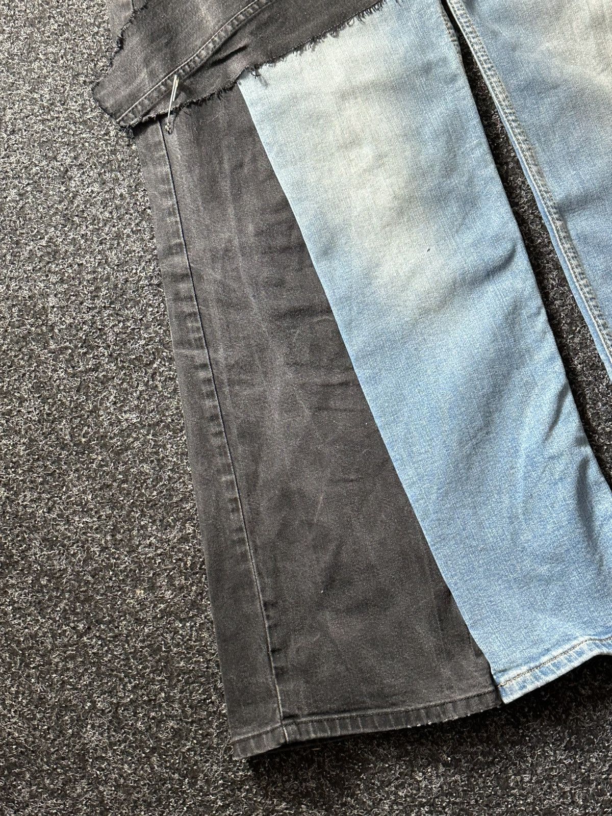 If Six Was Nine × Levi's 🚨GRAIL CUSTOM DENIM JEANS 2in1 ULTRA BAGGY Y2K JAPANESE STYL Size US 33 - 4 Thumbnail