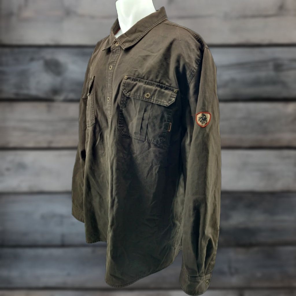 Vintage Legendary Whitetails Shirt Jacket Men Journeyman Flannel Line Snap Buttons 4XT Brown 4XL Big & Tall Mens Jacket Style Outdoor Hunting Vintage N/A Size US XXL / EU 58 / 5 - 1 Thumbnail