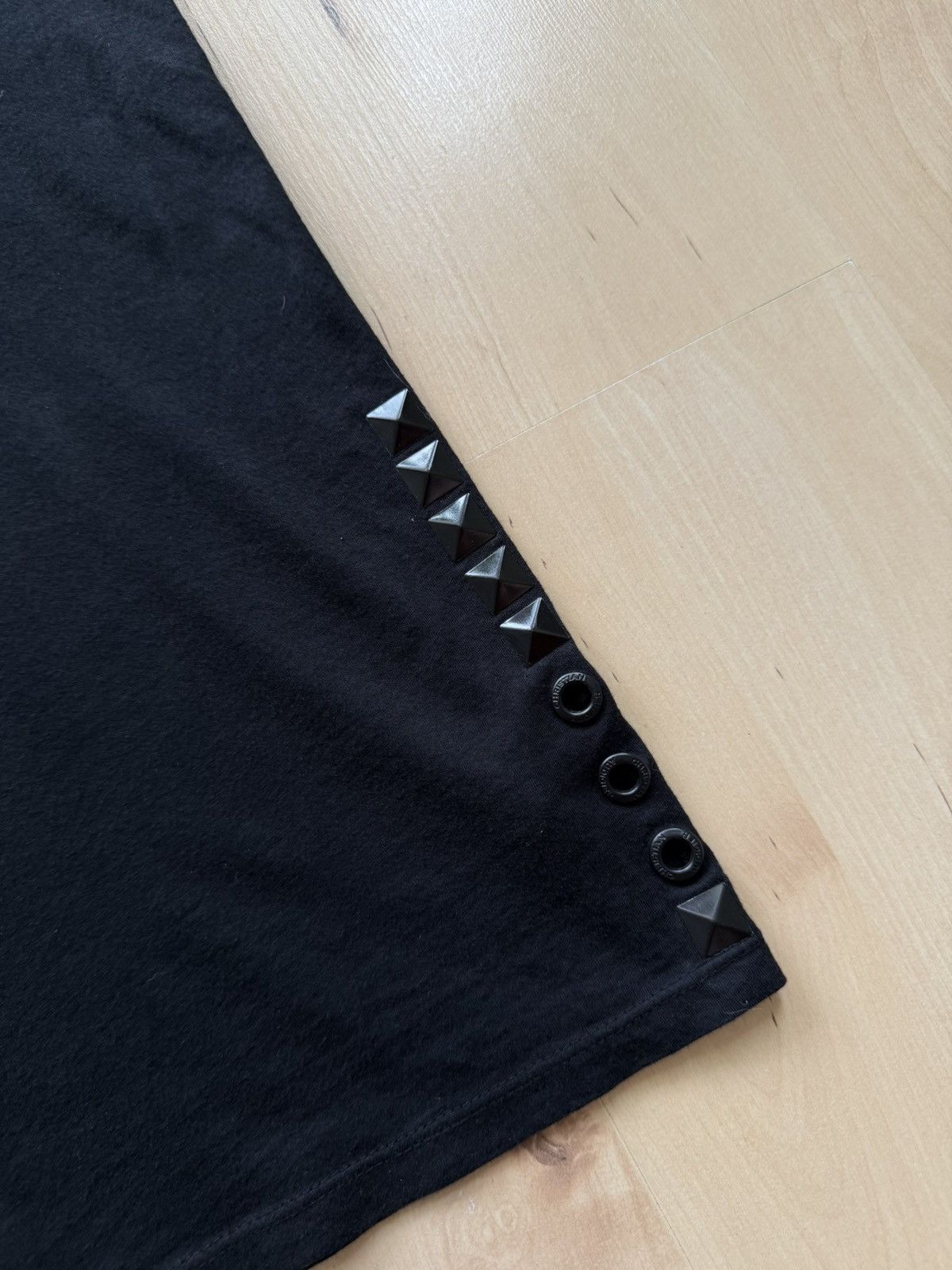 Christian Audigier Christian Audigier rivet bleached tshirt black Size US L / EU 52-54 / 3 - 4 Thumbnail