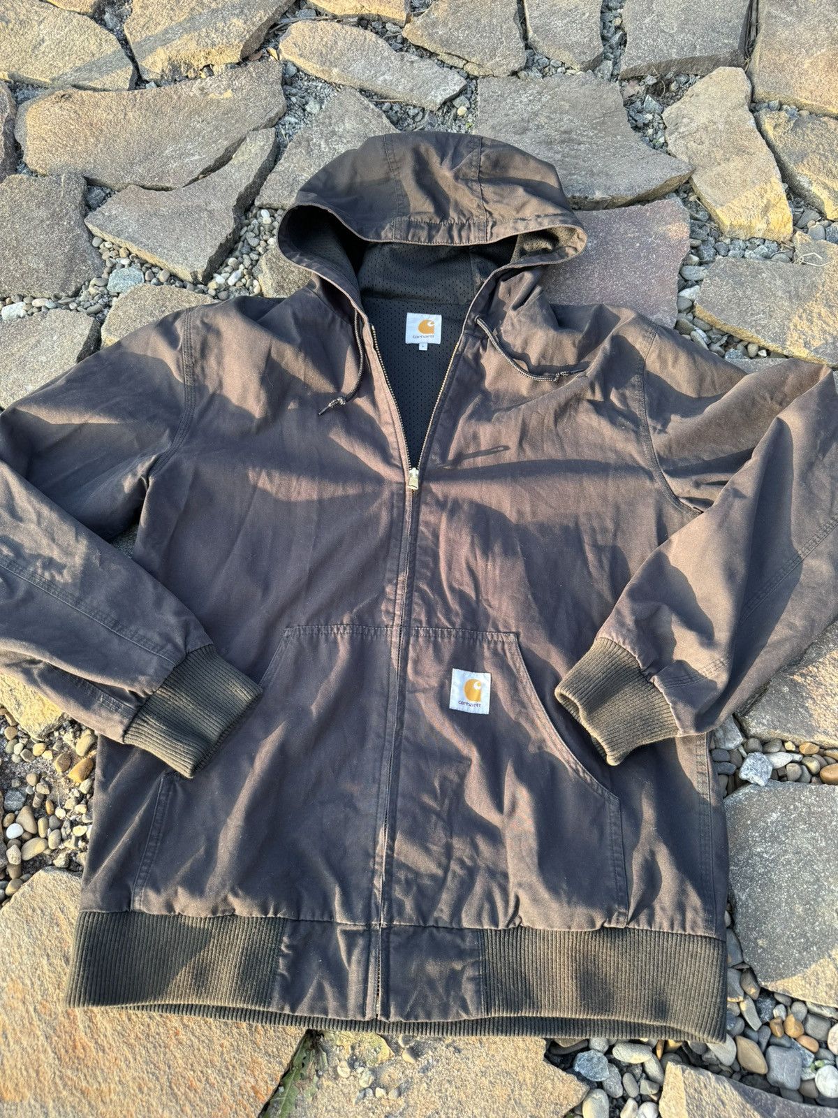 Carhartt × Carhartt Wip × Vintage Carhartt Active Jacket Wip vintage brown Size US L / EU 52-54 / 3 - 4 Thumbnail
