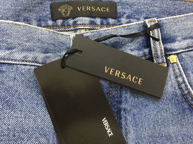 Versace Versace Graffiti jeans Size US 33 - 2 Thumbnail
