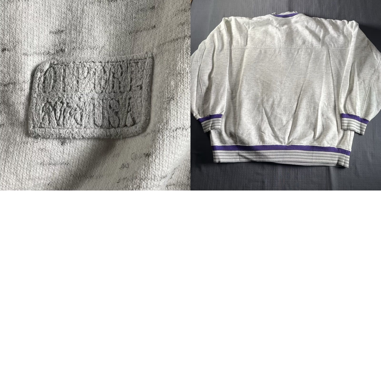 Vintage VINTAGE Rockaway Beach Pullover Sweatshirt Men XL Gray USA Ramones Punk Contrast Shirt Size US XL / EU 56 / 4 - 8 Thumbnail