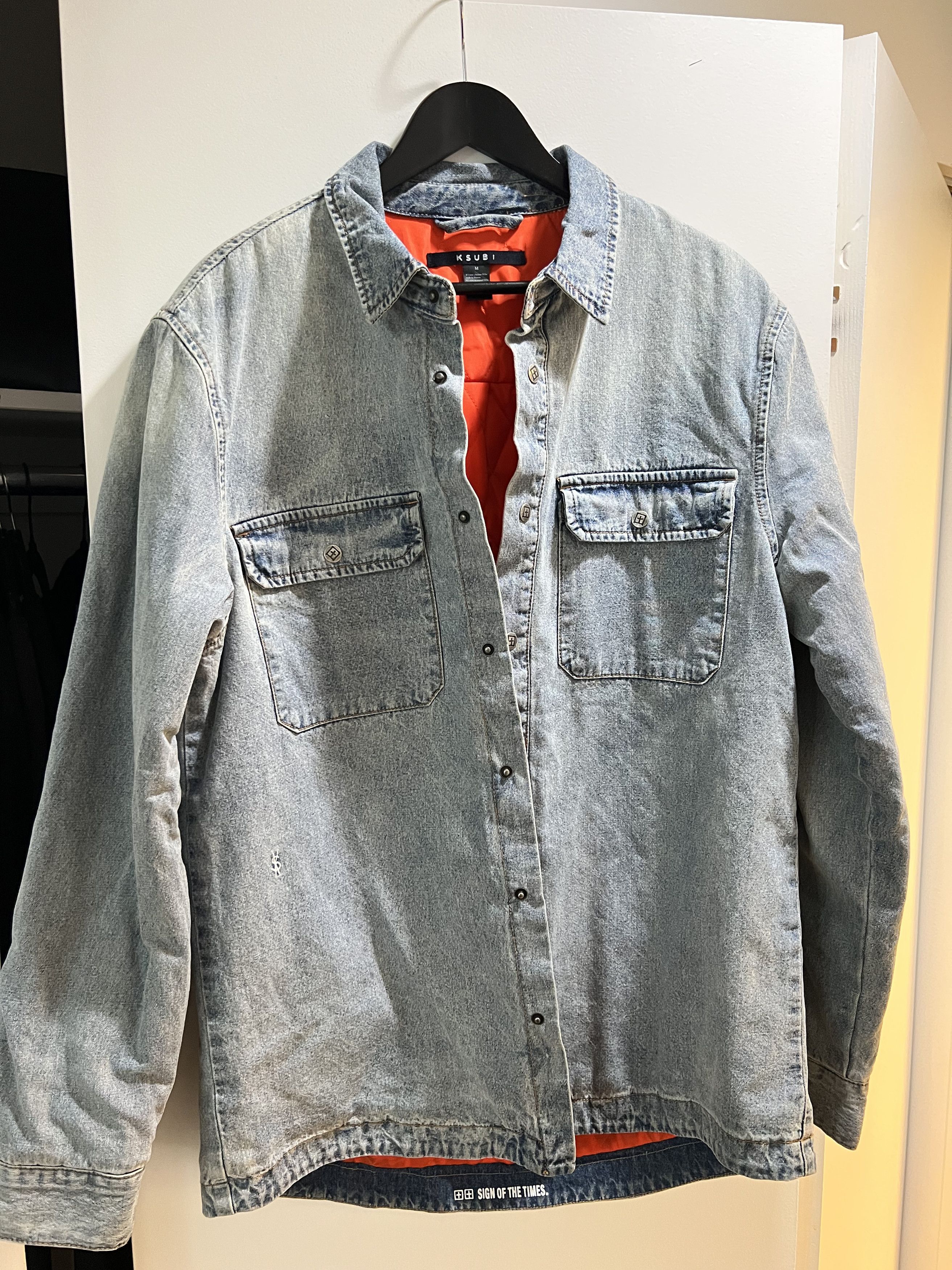 トップス KSUBI heavy denim shirt jacket aj Ksubi Ksubi Anti Skream Denim Shirt/Jacket | Grailed