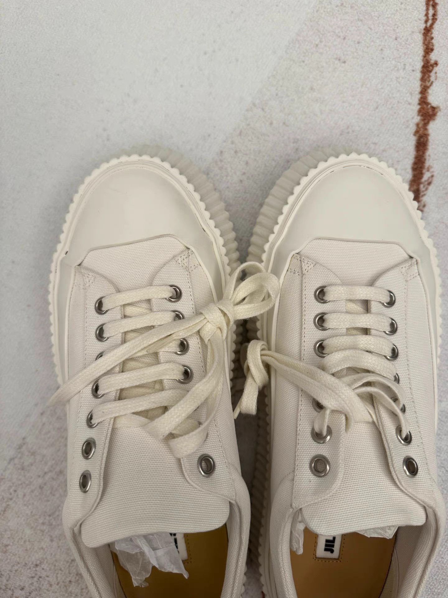 Jil Sander Jil Sander Minimalist White Sneakers K6 Size US 9 / IT 39 - 8 Thumbnail