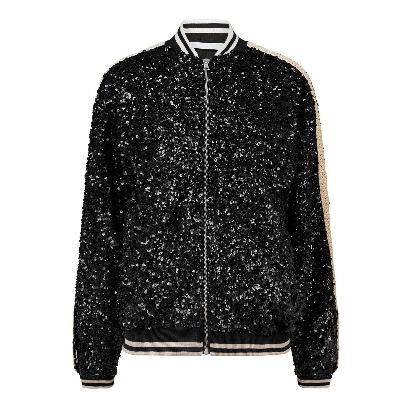 Palm Angels o1g2r1mq0325 Soiree Sequined Bomber Jacket Size M / US 6-8 / IT 42-44 - 1 Thumbnail