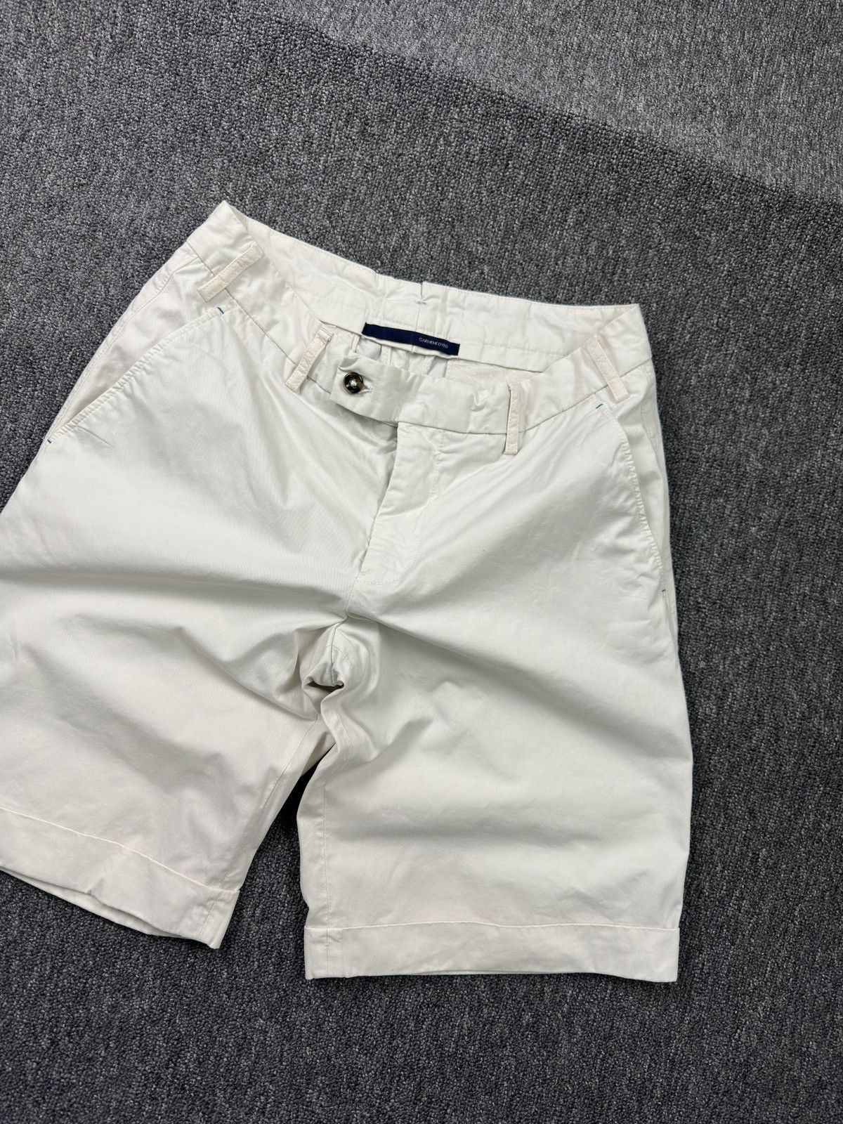 Other Mabitex Germent Dyed Chino White Cotton Shorts Size US 30 / EU 46 - 3 Thumbnail