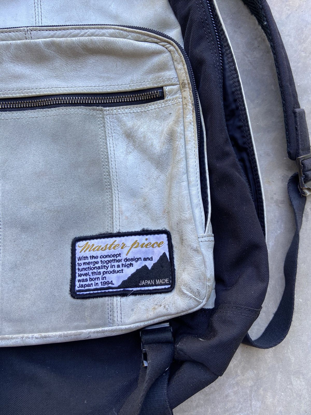 Japanese Brand × MasterPiece Distress Masterpiece Japan Backpack nice Design Size ONE SIZE - 9 Thumbnail