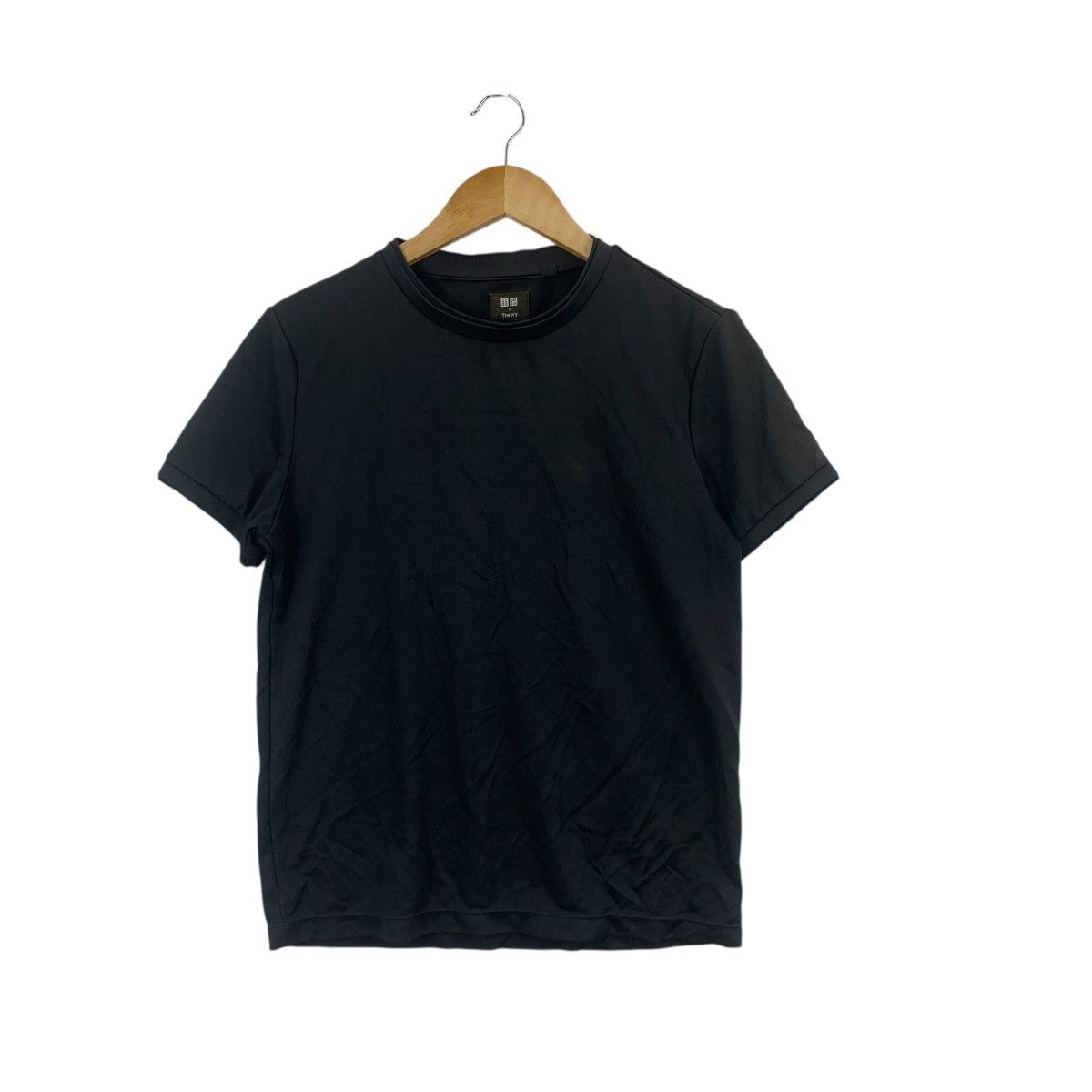 Uniqlo THEORY JAPAN x UNIQLO Collection Black Plain Tee Shirt Top Size M / US 6-8 / IT 42-44 - 3 Thumbnail