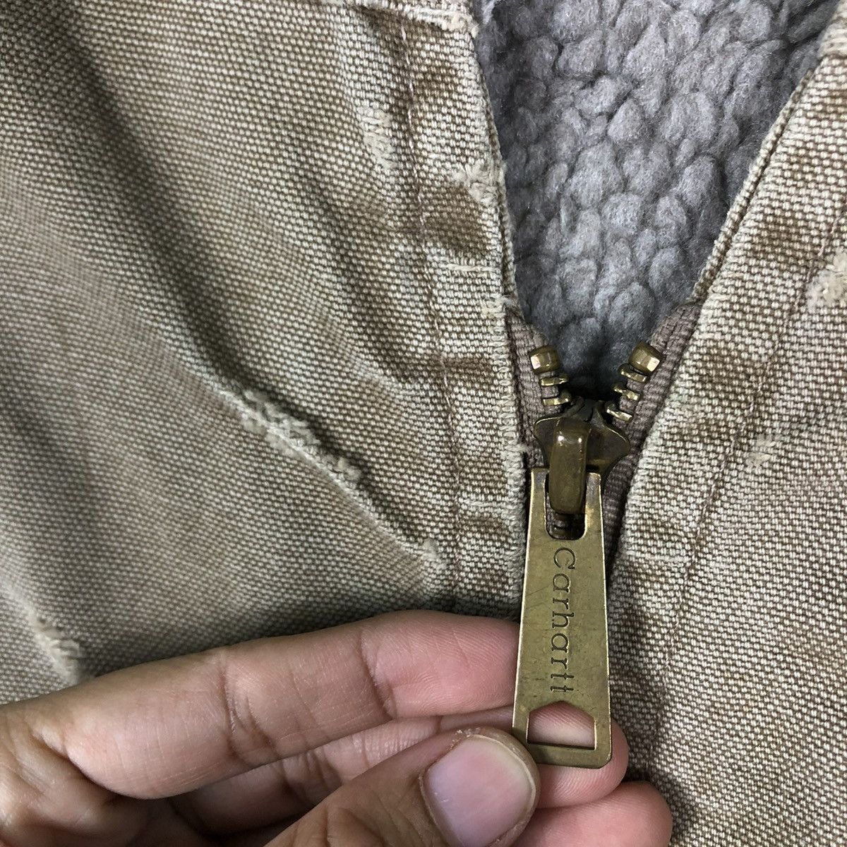 Carhartt 🔥VINTAGE TANK TOP WORK CARHARTT SHEARLING BLANKET Size US L / EU 52-54 / 3 - 13 Thumbnail