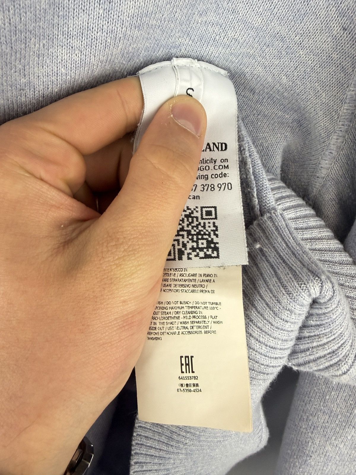 Stone Island Lilac Stone Island sweater Size US S / EU 44-46 / 1 - 7 Thumbnail