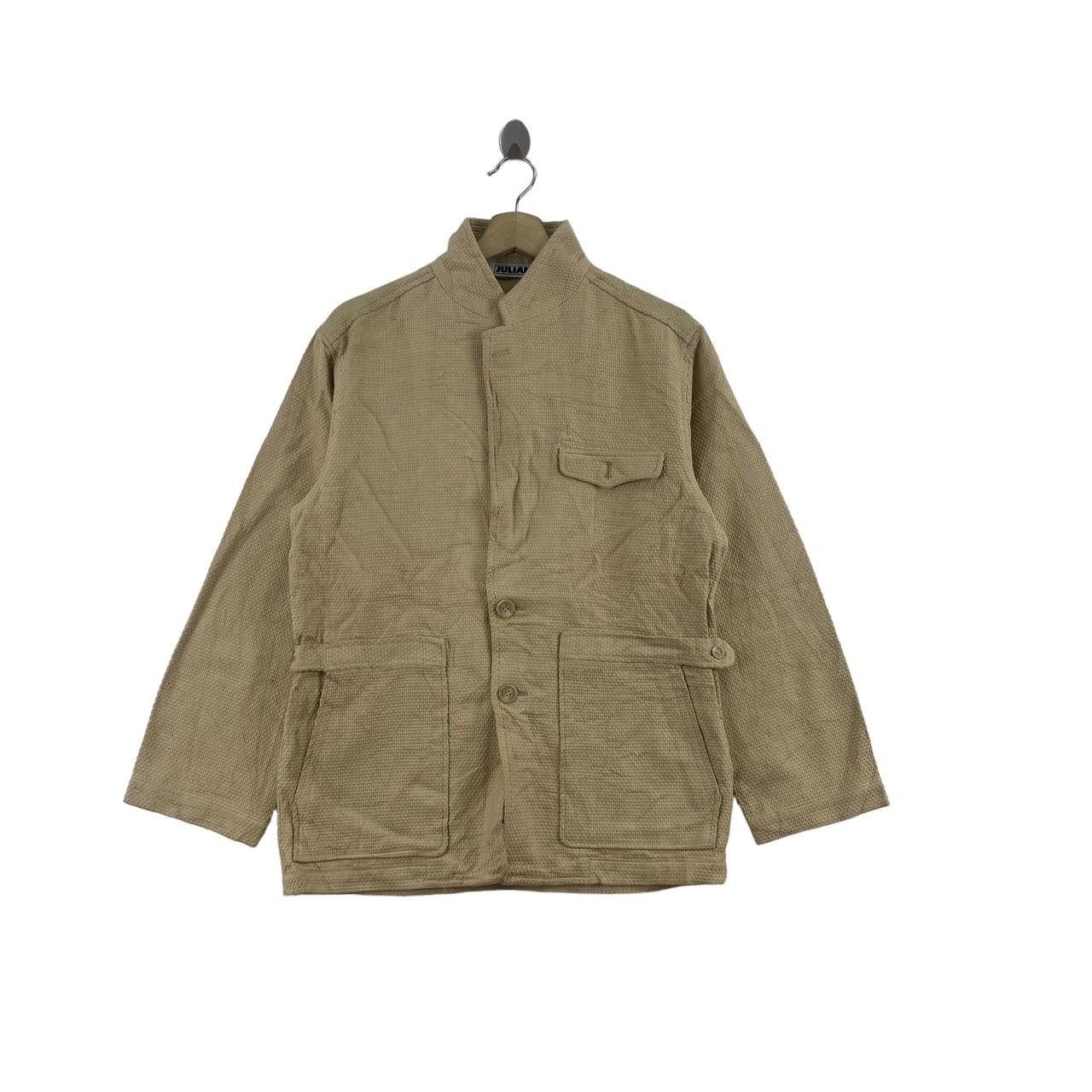 JULIANO JAPAN Boro Heavy Fabric Coat Jacket Natural Dye