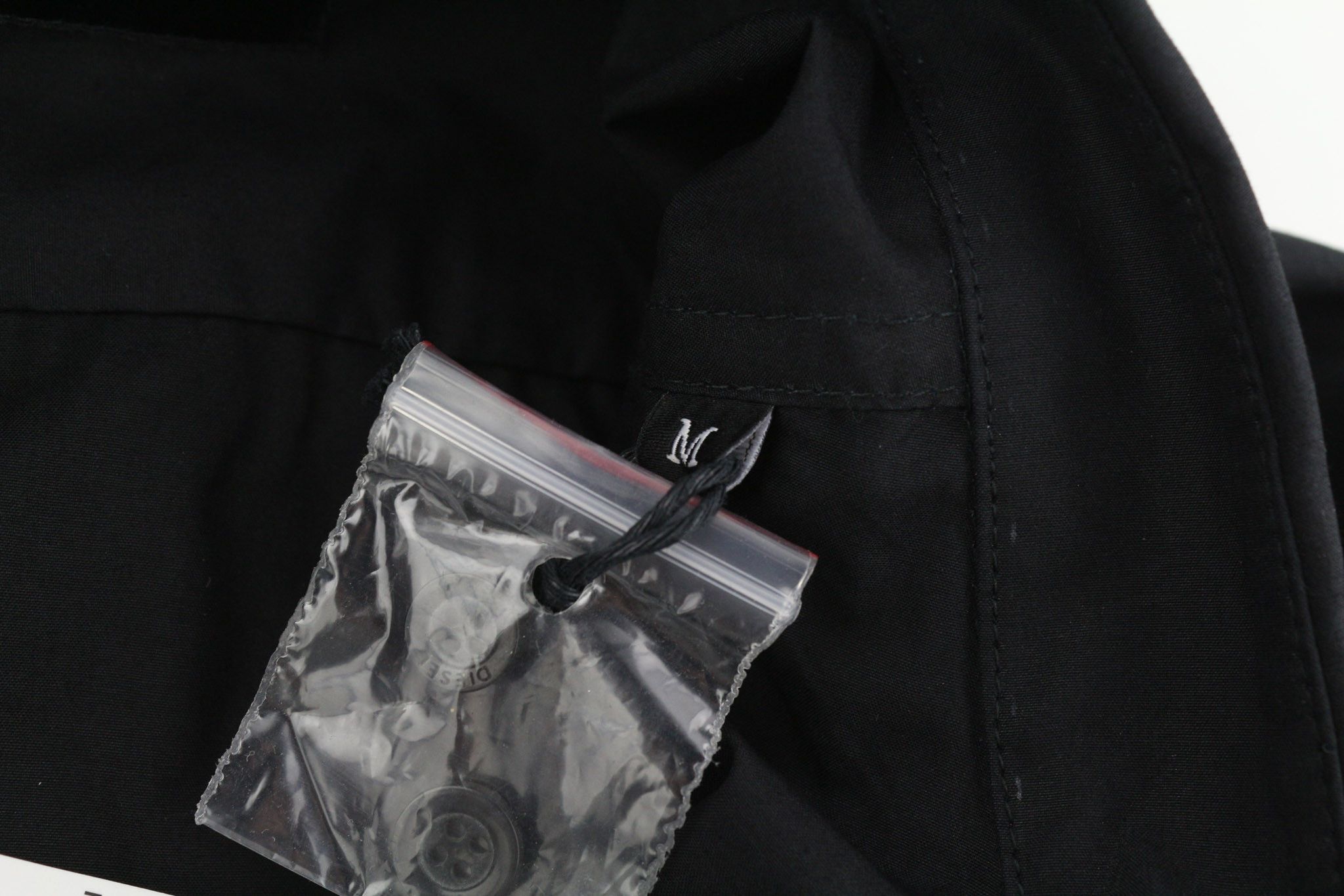 Diesel S-OLSEN M Black Hidden Button Pocket 40524 Size US M / EU 48-50 / 2 - 7 Thumbnail