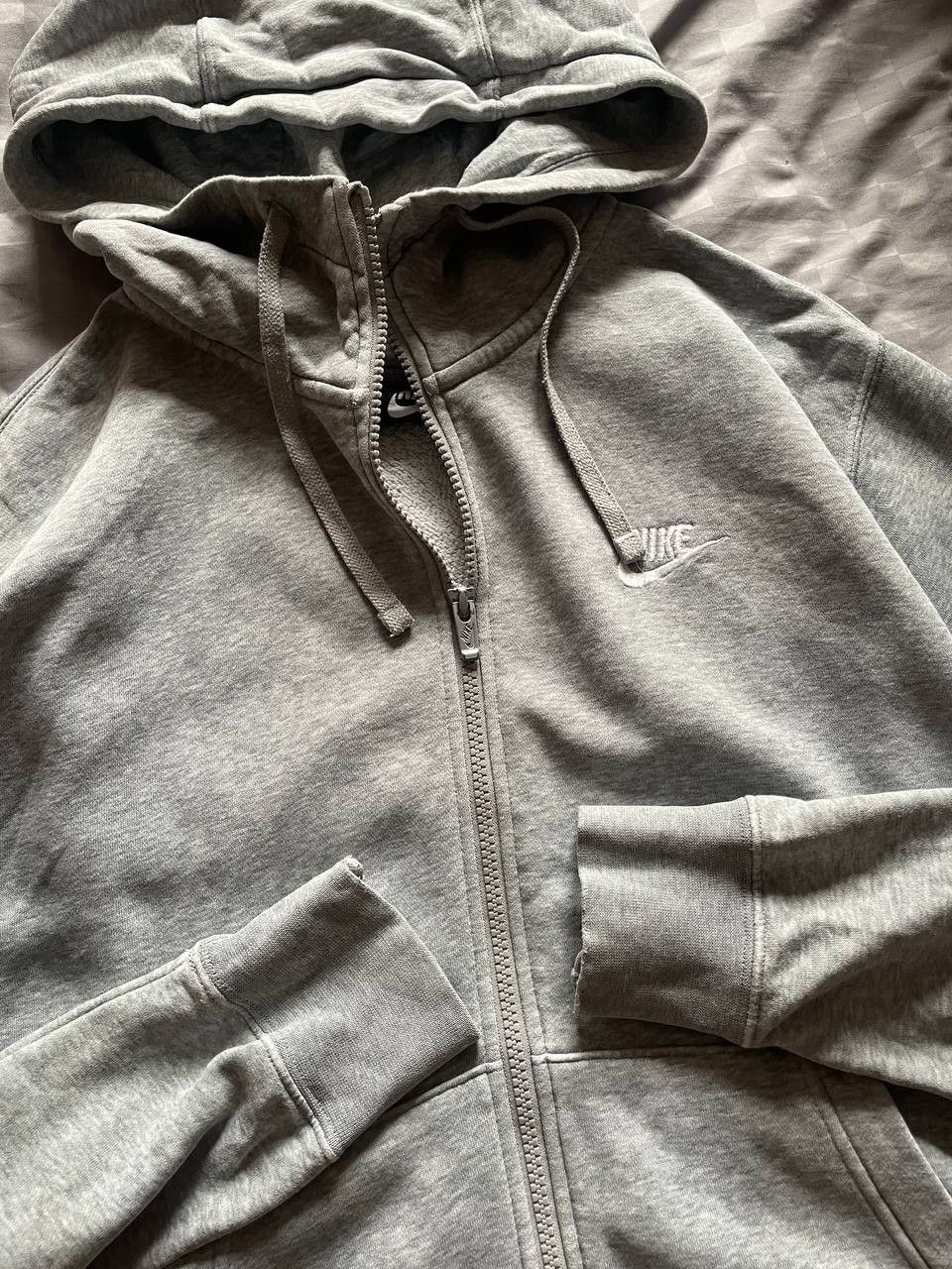 Nike Vintage Nike Zip Hoodie Mini Swoosh Cropped Japanese Hype Size US S / EU 44-46 / 1 - 3 Thumbnail