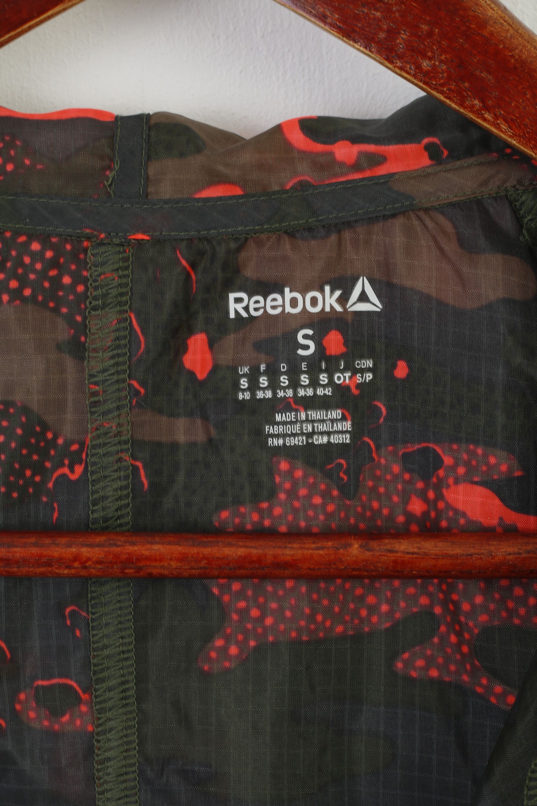 Reebok Reebok Women S Jacket Green Nylon 7728 Size S / US 4 / IT 40 - 4 Thumbnail
