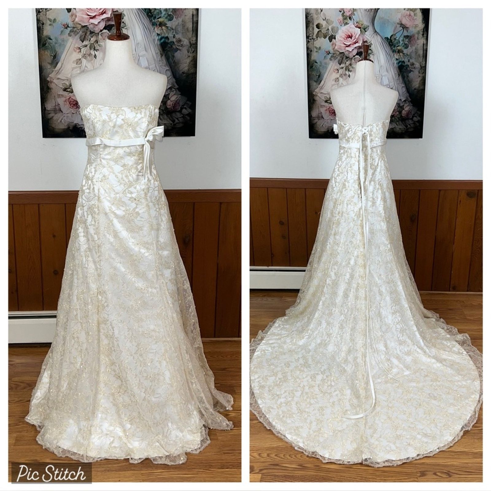 Other Vintage 90s Maggie Sottero Empire Waist Wedding Gown! Size XL / US 12-14 / IT 48-50 - 1 Thumbnail