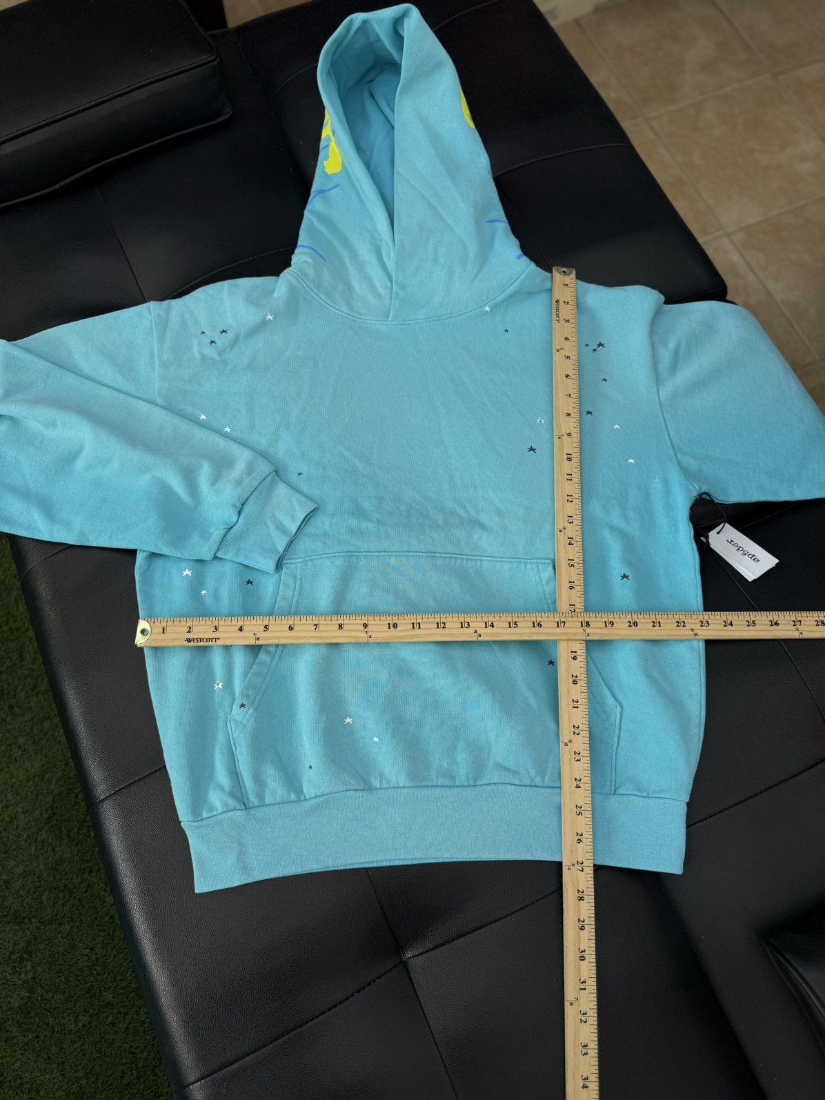 Sp5der Sp5der Hoodie Blue Yellow Size Large Brand New Size US L / EU 52-54 / 3 - 5 Thumbnail