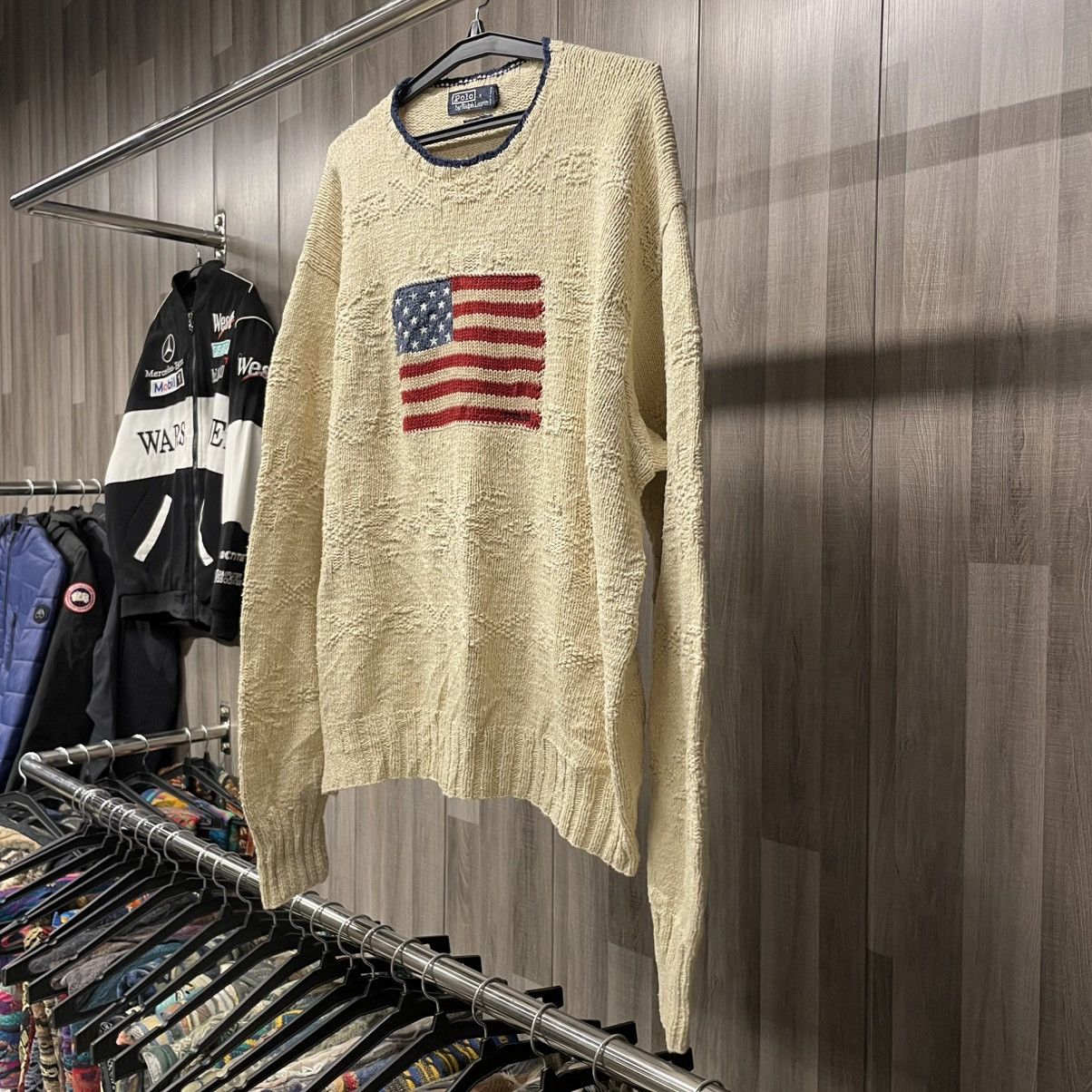 Polo Ralph Lauren Polo Ralph Lauren American Flag Sweater Size US XL / EU 56 / 4 - 3 Thumbnail