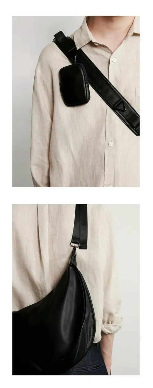 Japanese Brand Hioki Crossbody shoulder bag PU Leather casual style Size ONE SIZE - 7 Thumbnail