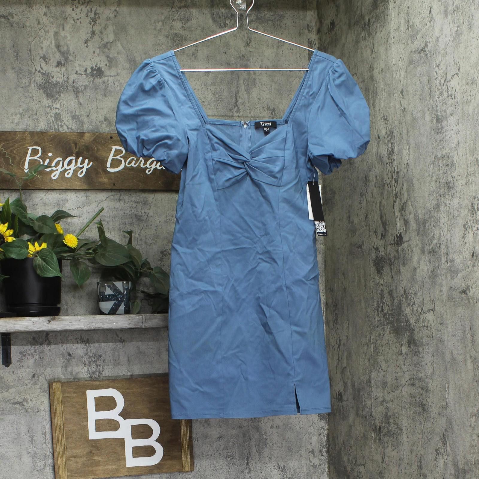 Other Nwt Trixxi Juniors Bodycon Dress 26eg67023i Slate Blue L Size L / US 10 / IT 46 - 1 Thumbnail