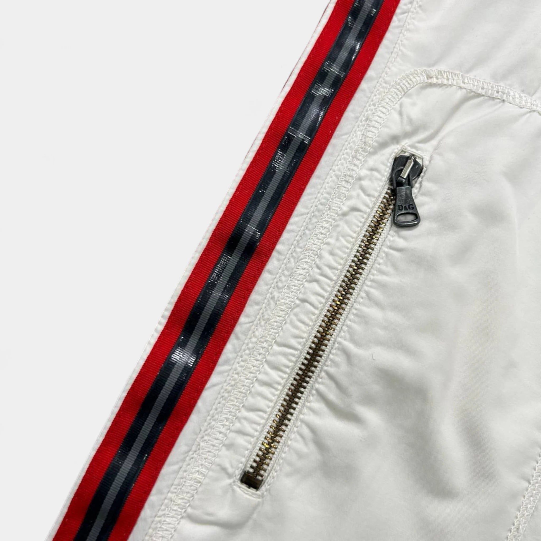 Dolce & Gabbana Dolce & Gabbana Track Pants White Nylon Size US 36 / EU 52 - 4 Thumbnail