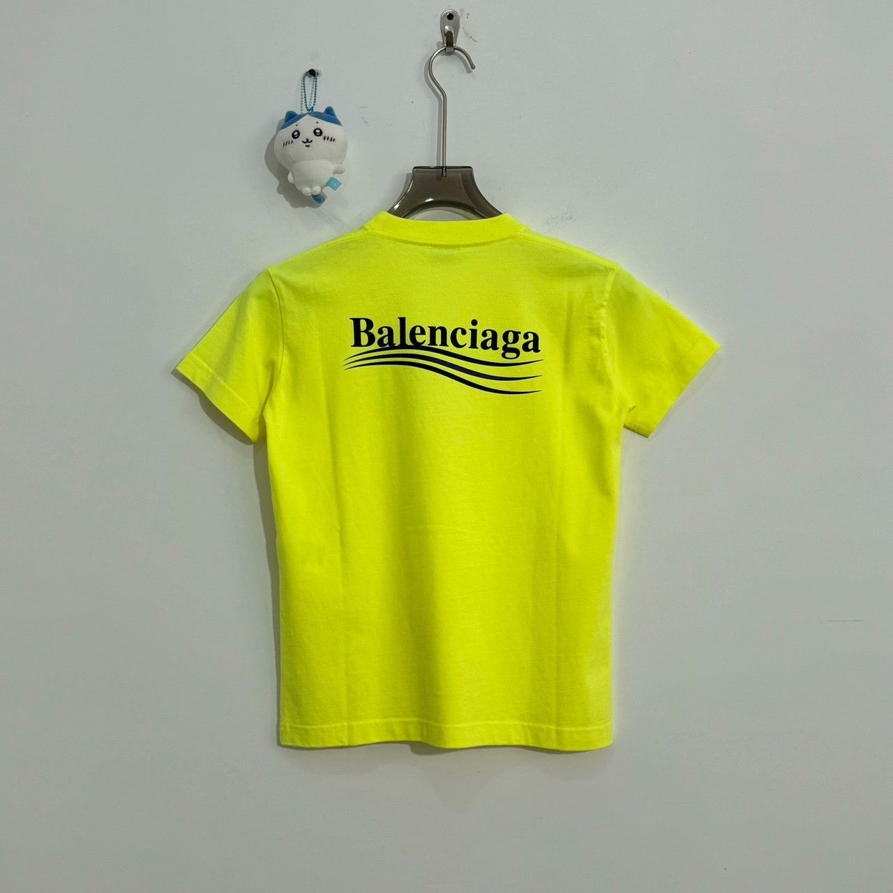 Balenciaga Balenciaga fluorescent yellow cola short sleeve 2501-Nextar Size US S / EU 44-46 / 1 - 3 Thumbnail