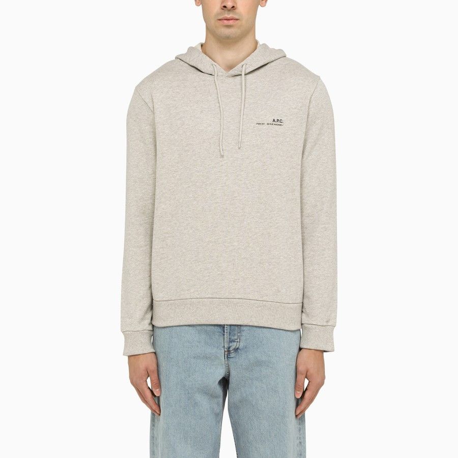 image of A P C O1D2Blof0124 Hoodie In Grey, Men's (Size Small)