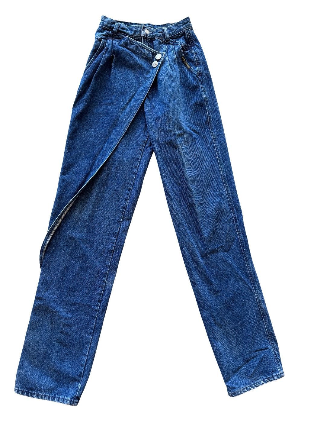 Vintage Rocky Mountain wrap women’s 28 vintage 90s blue jeans high Size 26" / US 2 / IT 38 - 3 Thumbnail