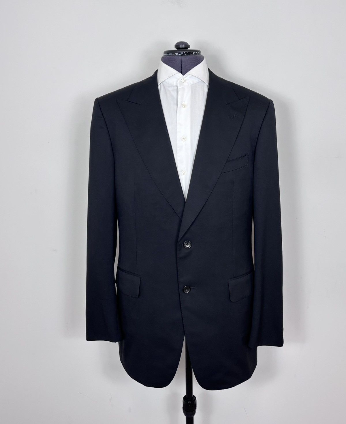 Gucci Gucci Tom Ford Era Men’s 2-Piece Black Wool Suit Size 42L - 2 Thumbnail