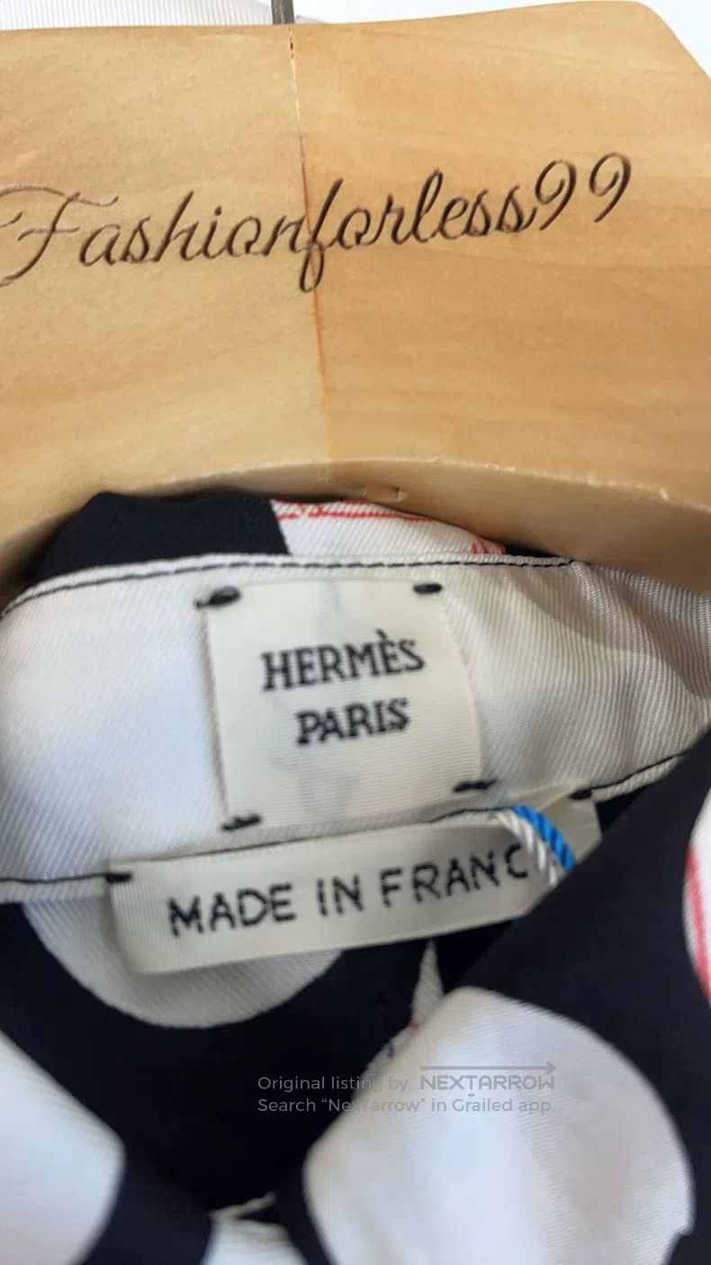 Hermes Hermes Silk Twill Shirt Size XS / US 0-2 / IT 36-38 - 3 Thumbnail