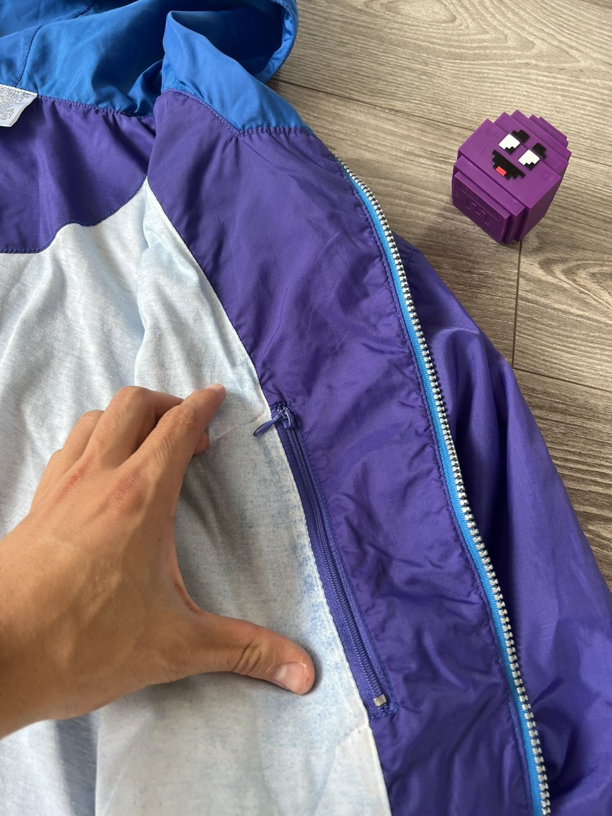 Nike ‼️VINTAGE NIKE 80s BIG LOGO ARCHIVAL WINDBREAKER JACKET‼️ Size US XL / EU 56 / 4 - 14 Thumbnail