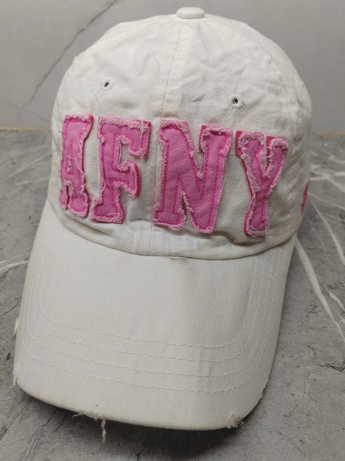 Japanese Brand Vintage AFNY Distressed Style Cap Hat Size ONE SIZE - 1 Thumbnail