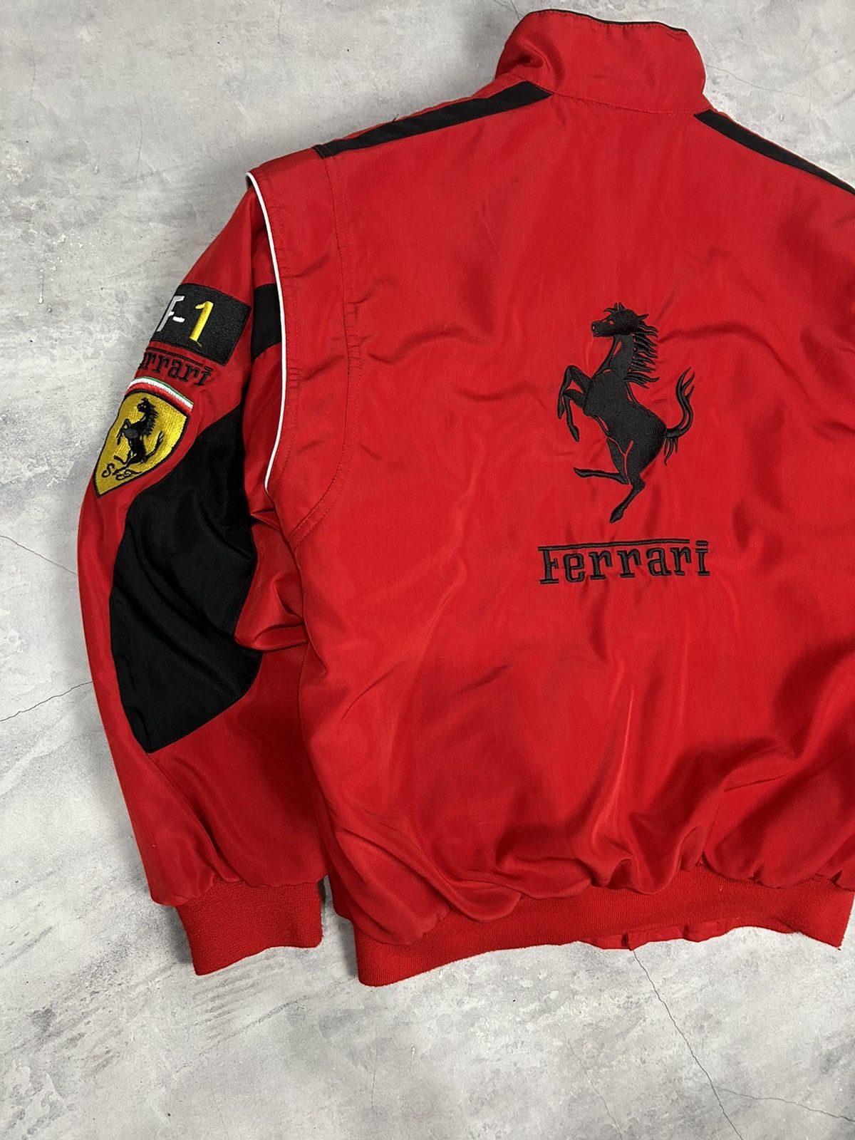 Ferrari Vintage Ferrari Jacket Formula Uno Moto Racin Size US L / EU 52-54 / 3 - 11 Thumbnail