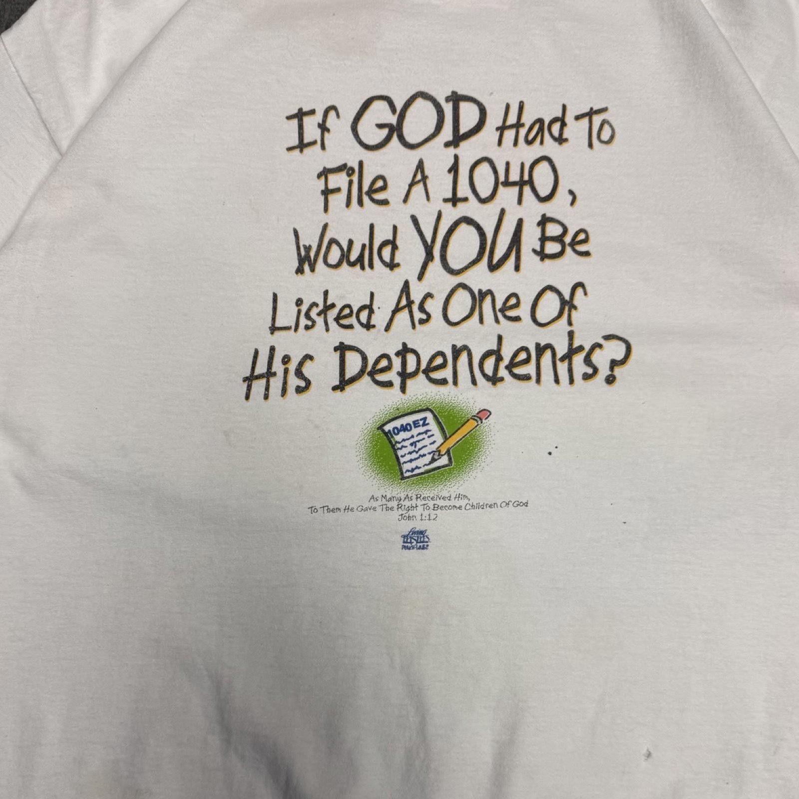 Designer If God Had to File a 1040 -- XL -- Size US XL / EU 56 / 4 - 4 Thumbnail