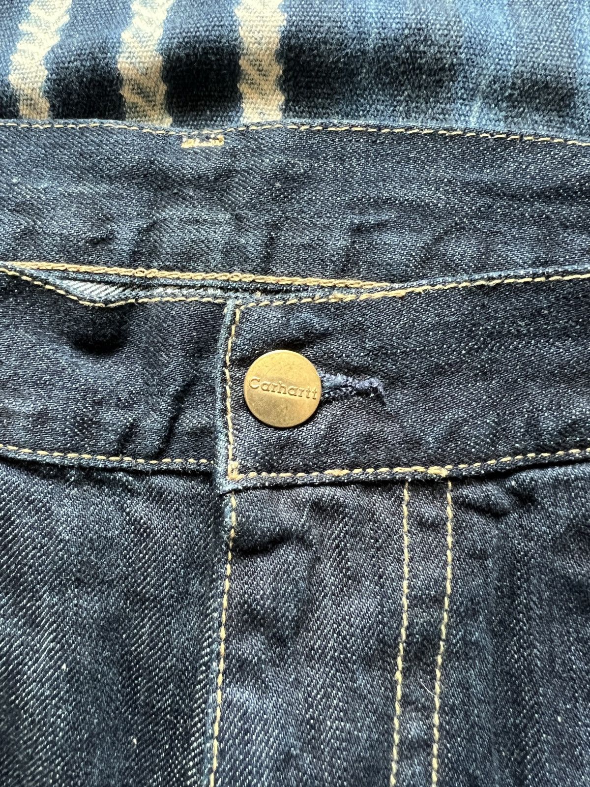 Carhartt Wip Carhartt WIP Indigo Bermuda Denim Shorts Size US 30 / EU 46 - 6 Thumbnail
