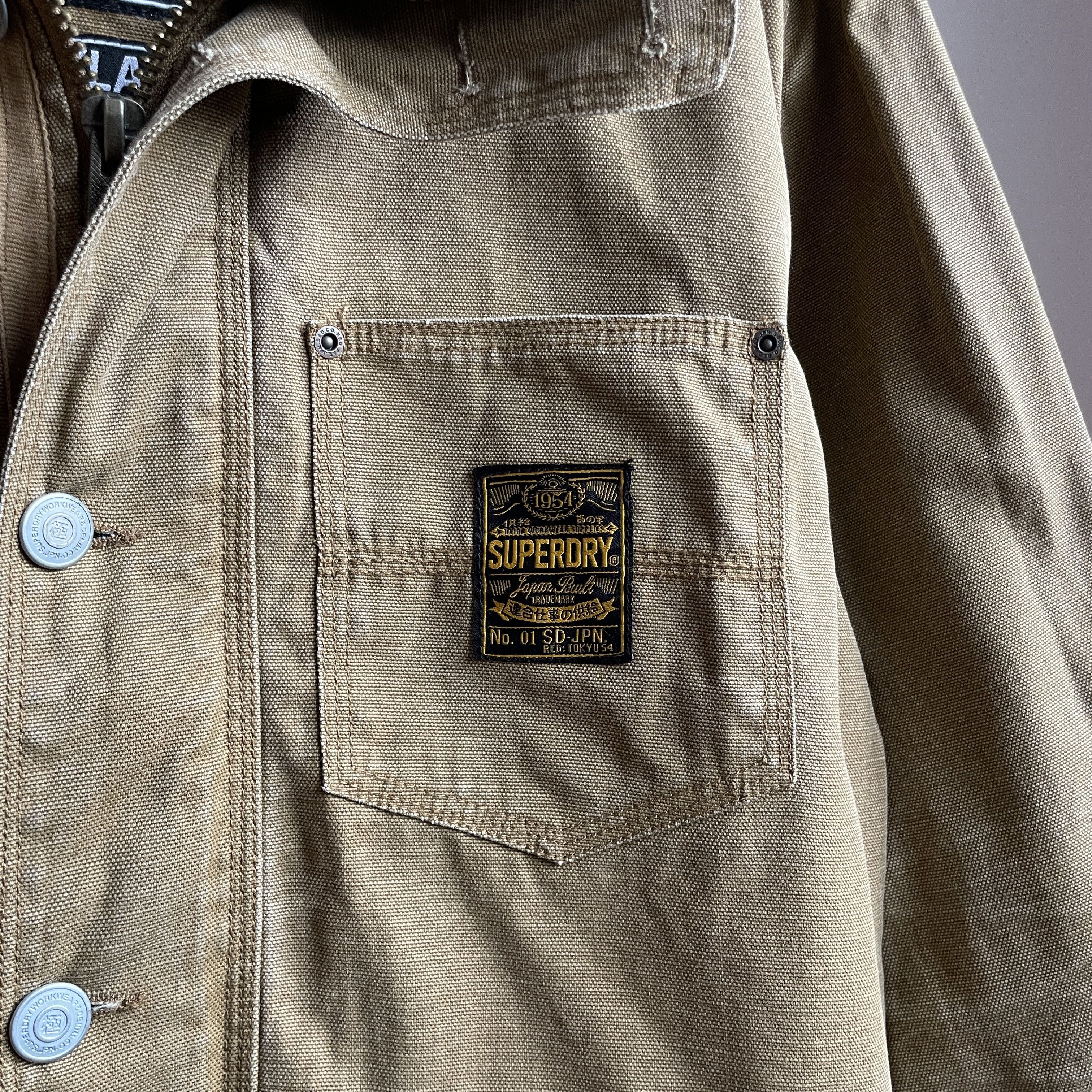 Superdry Superdry Canvas Work Chore Jacket Size XL Size US XL / EU 56 / 4 - 11 Thumbnail