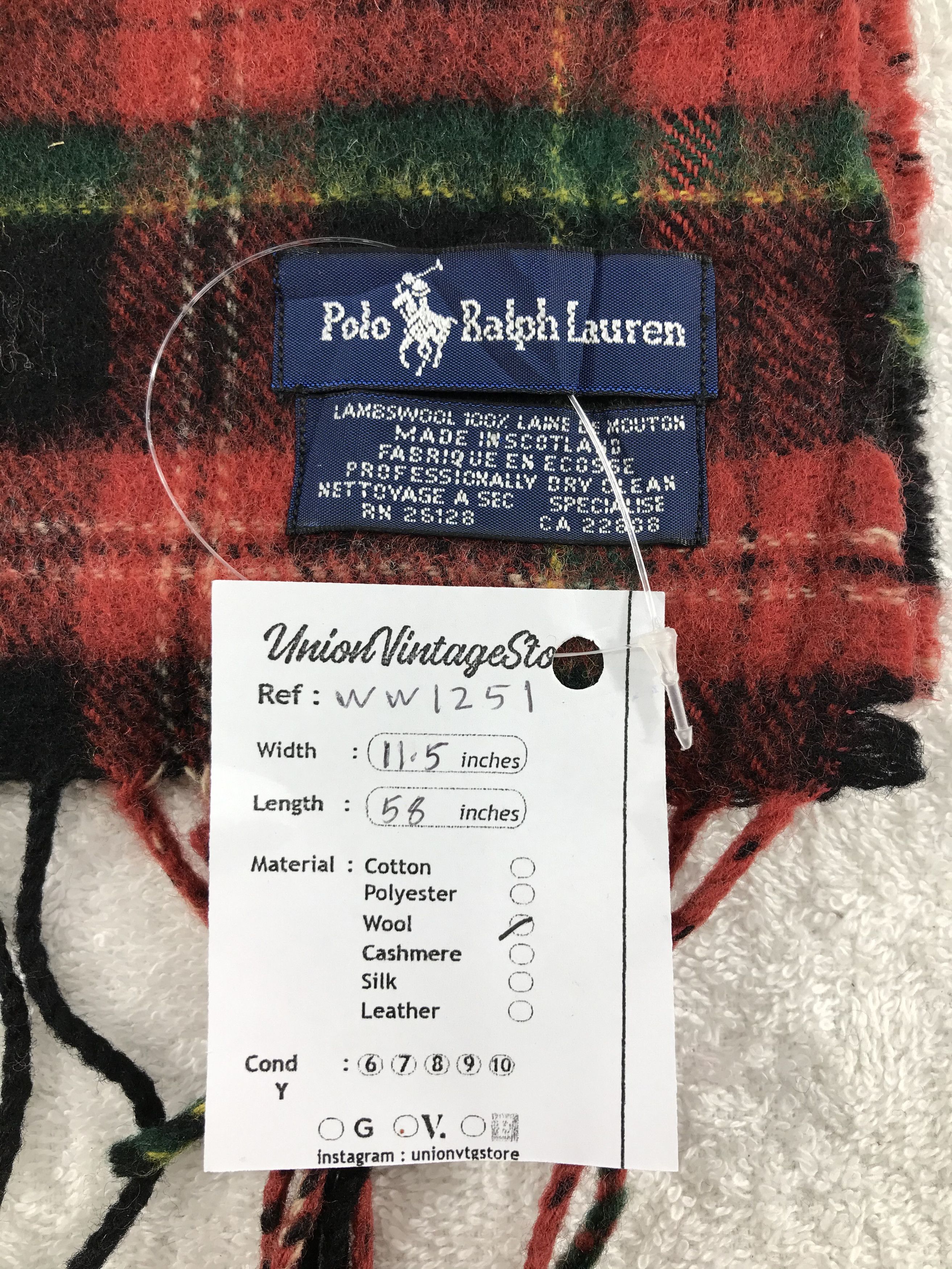 Polo Ralph Lauren Polo Ralph Lauren Scarf / Muffler / Neckwear - WW1251 Size ONE SIZE - 5 Thumbnail