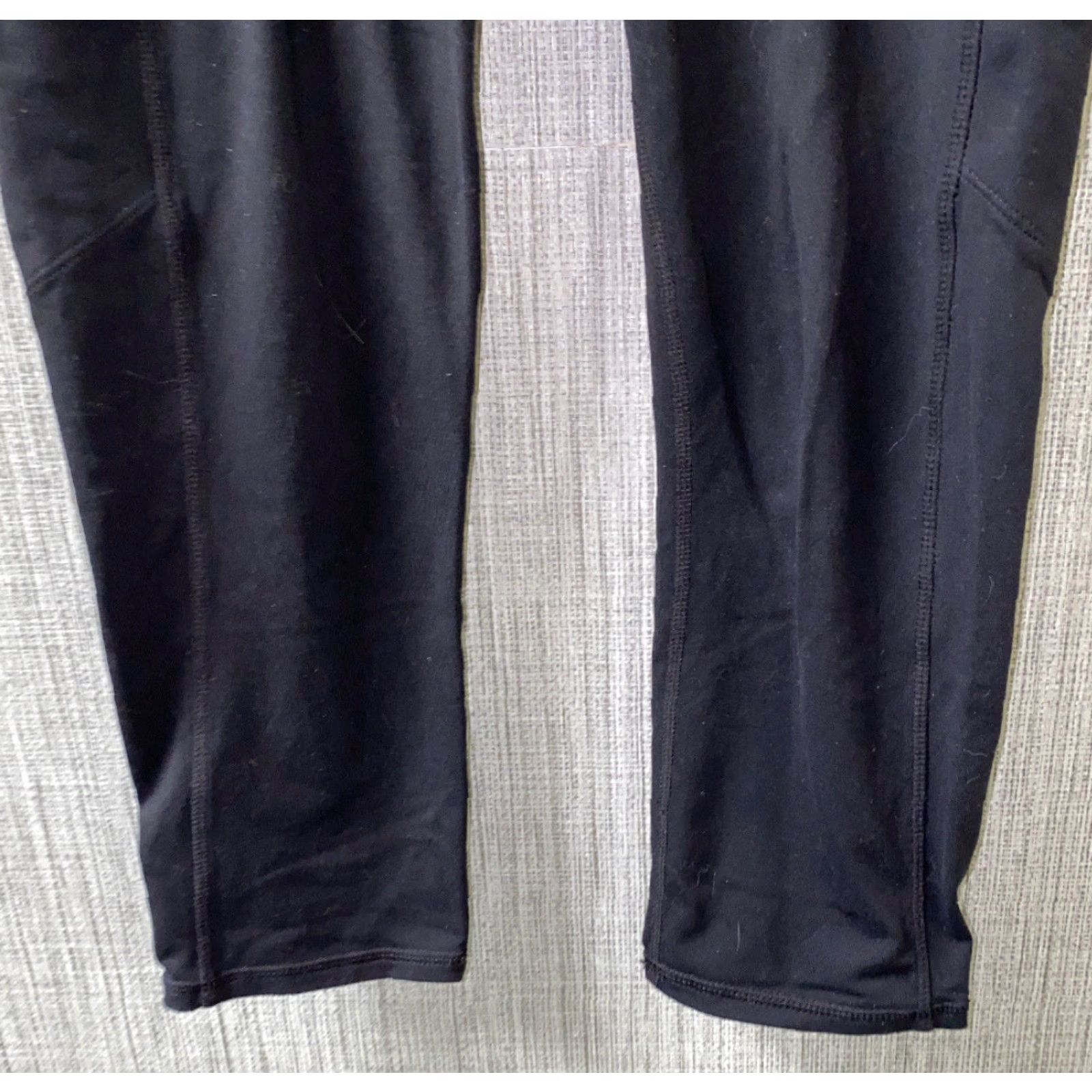 Athleta VINTAGE Athleta Womens Leggings Capri Activewear Black Nylon Size S Size 28" / US 6 / IT 42 - 3 Thumbnail