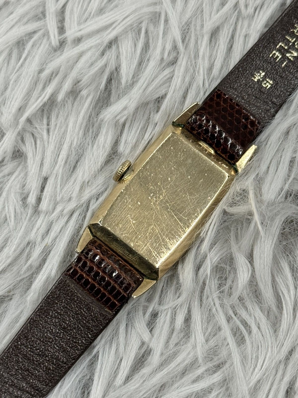 Vintage Vintage RIBAUX TANK Sub-Seconds Swiss Manual Unisex Watch Size ONE SIZE - 11 Thumbnail