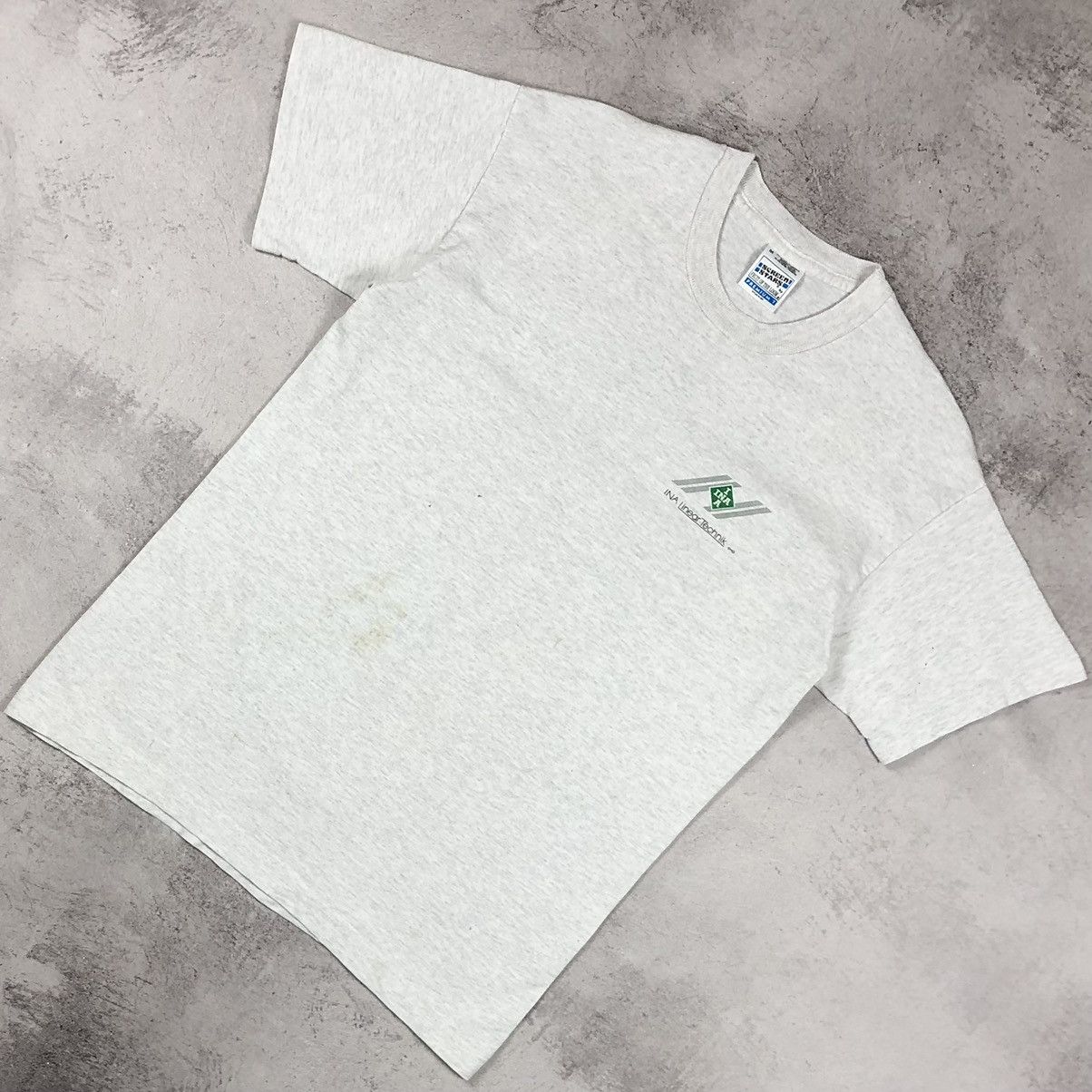 Vintage 90s INA Linear Technology Industrial Art Screen Stars Tee Size US M / EU 48-50 / 2 - 5 Thumbnail