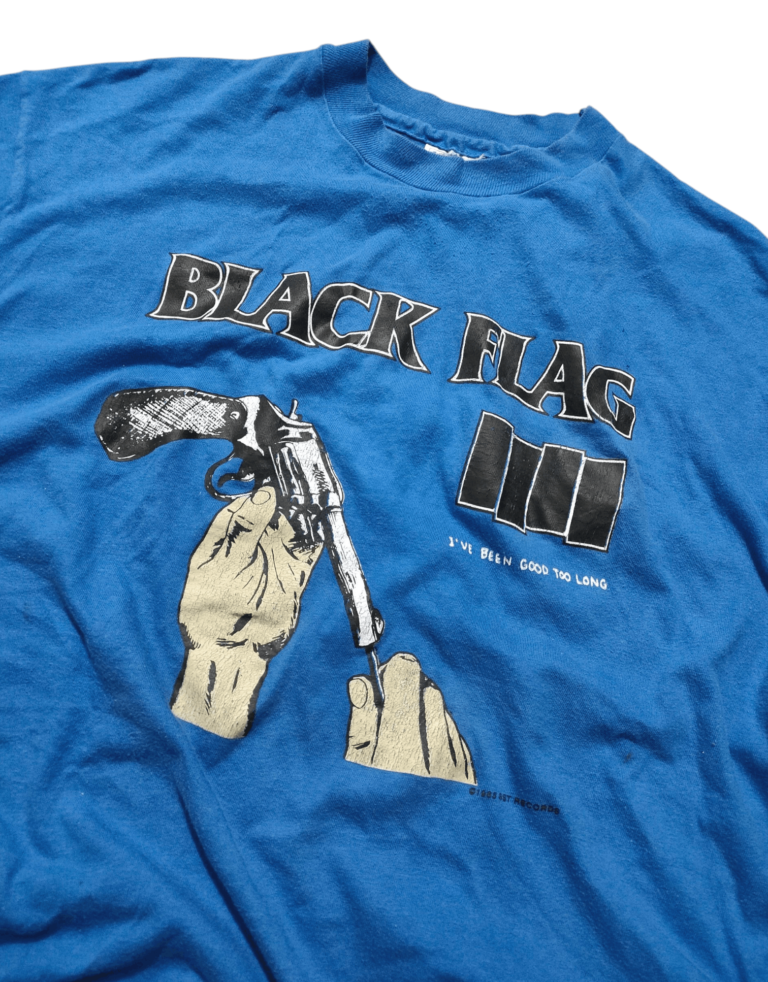 Band Tees 80s BLACK FLAG "86 TOUR IN MY HEAD" Vintage Tee Size US L / EU 52-54 / 3 - 1 Thumbnail
