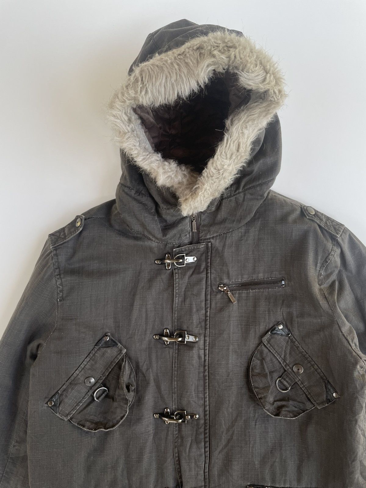 Other Japanese Brand Fur Hoodie Jacket Size US XL / EU 56 / 4 - 6 Thumbnail