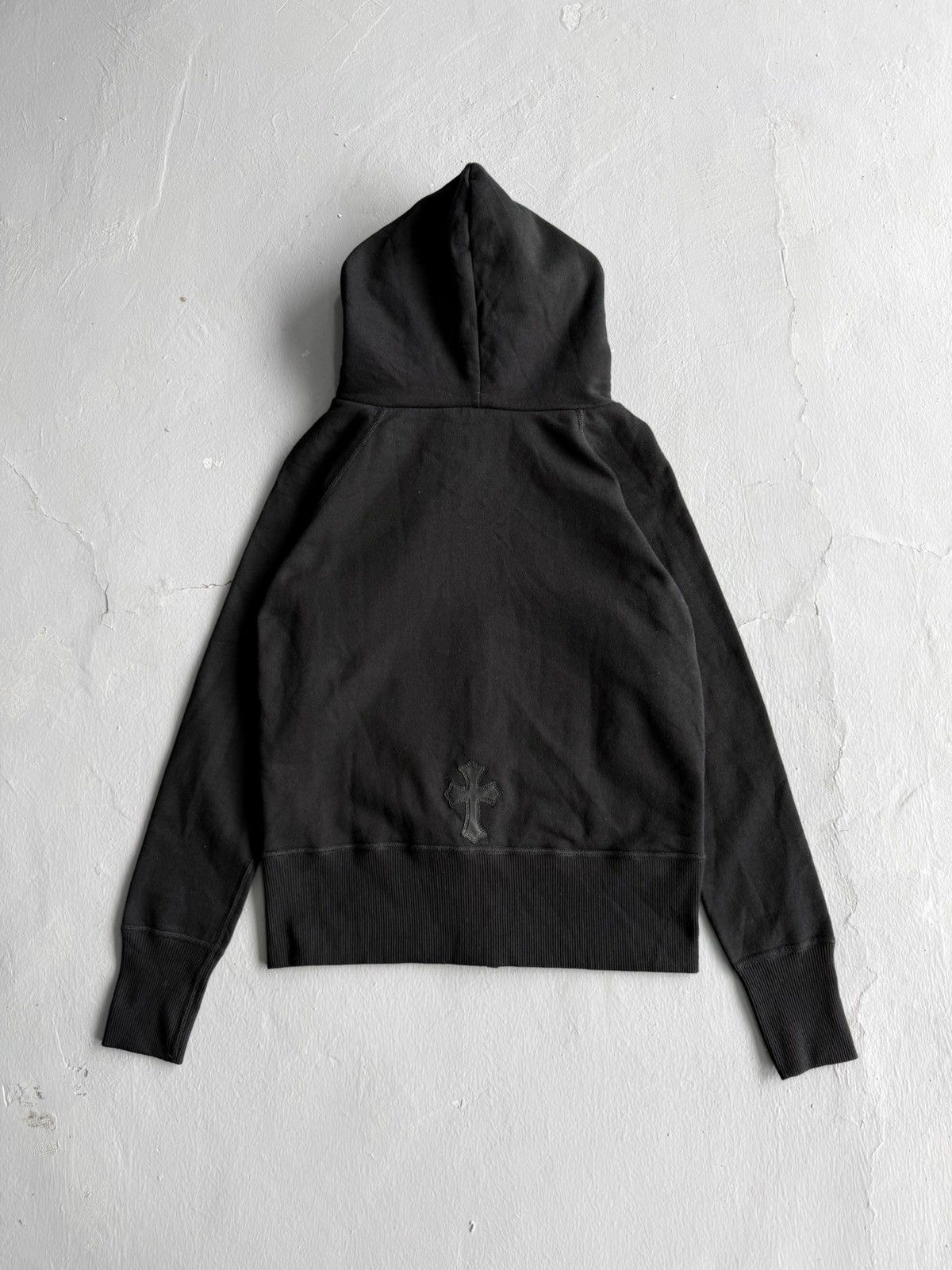 Chrome Hearts RARE DS - Cross Patched Chrome Zip Hoodie Size S / US 4 / IT 40 - 2 Thumbnail