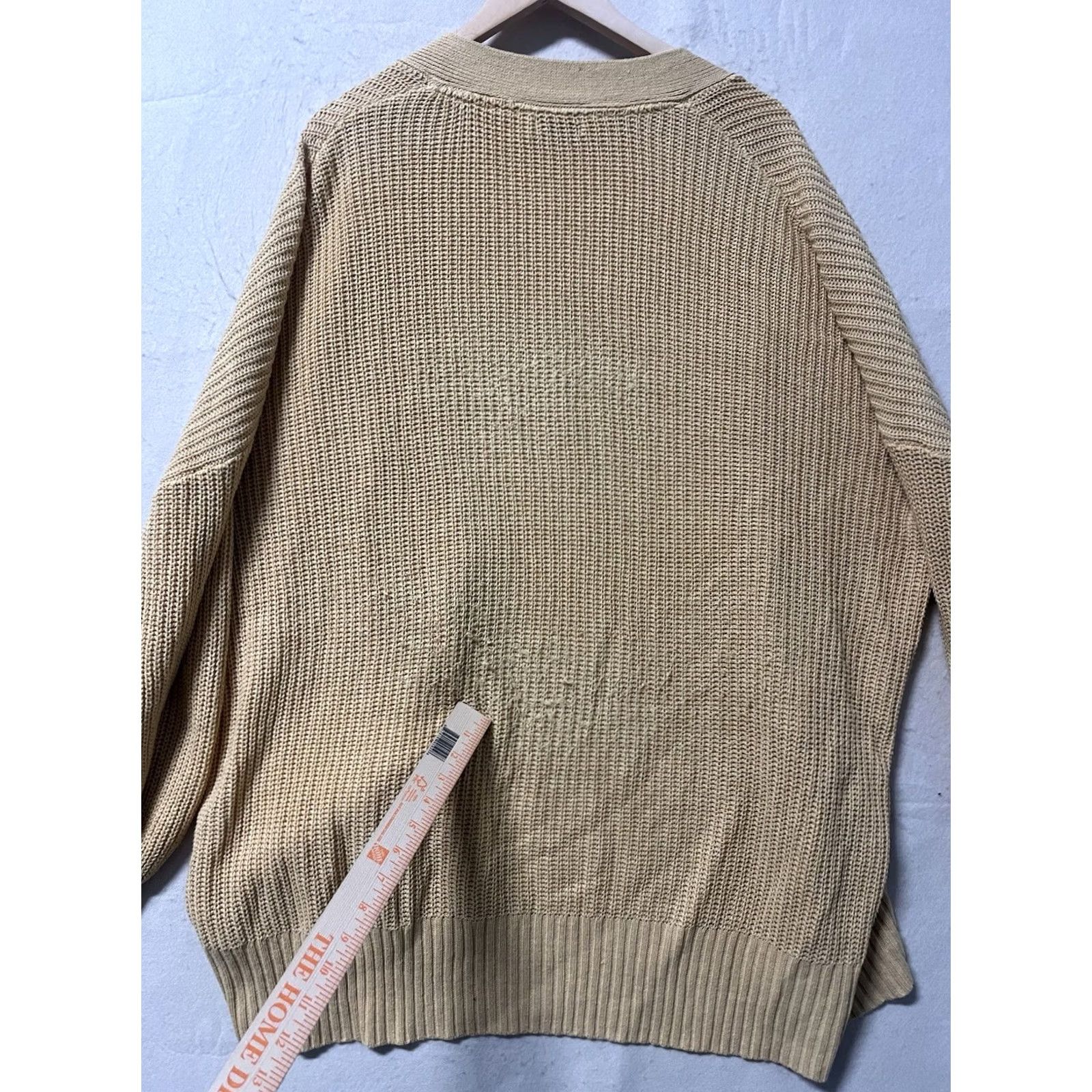 Bdg BDG Knit Long Cardigan Open Front Gold L Women Sweater Cardigan Open Front Flaws See Pic Fall Spring Winter Casual Clothing Size L / US 10 / IT 46 - 7 Thumbnail