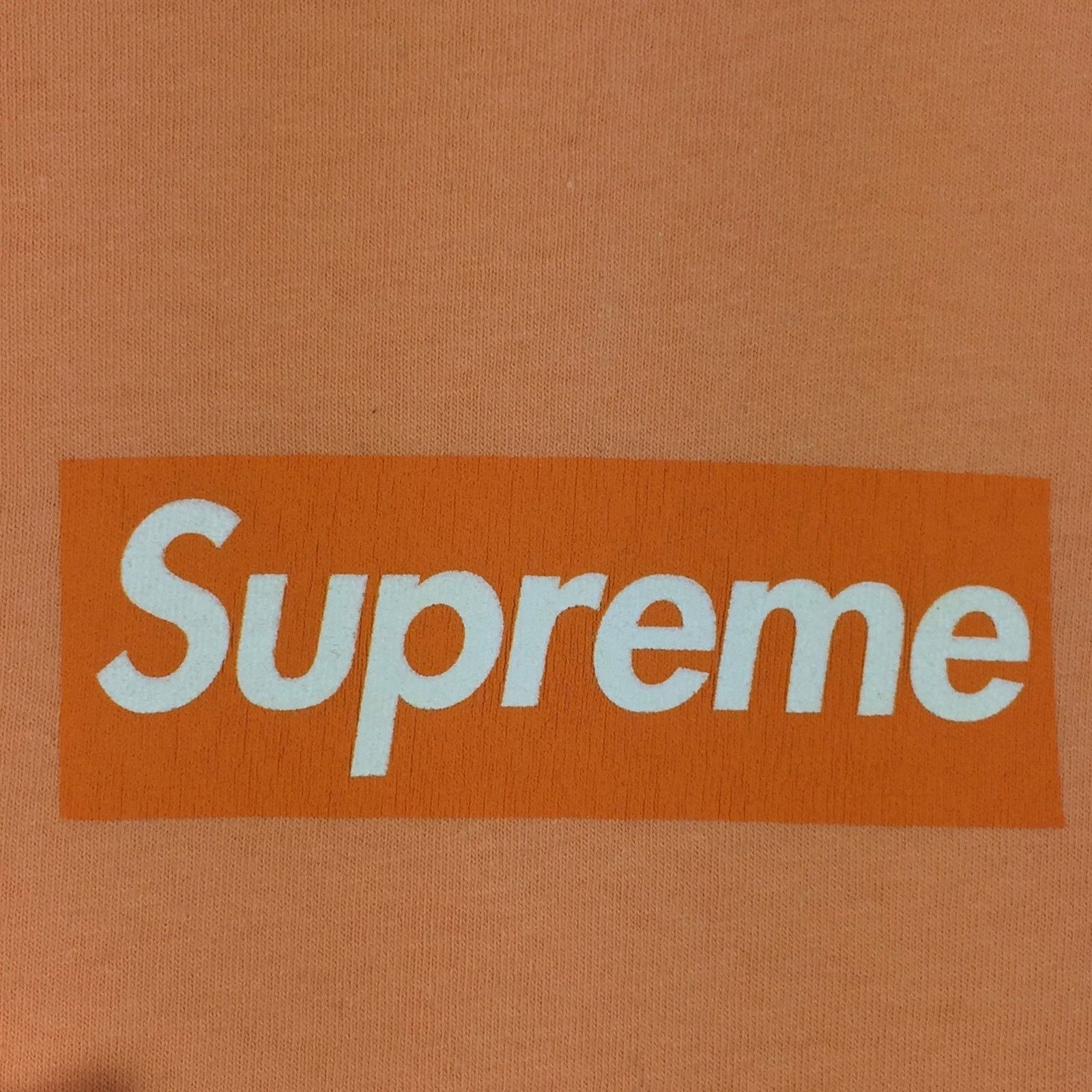Supreme 2004 Supreme Pale Orange Box Logo Tee Size US L / EU 52-54 / 3 - 3 Thumbnail