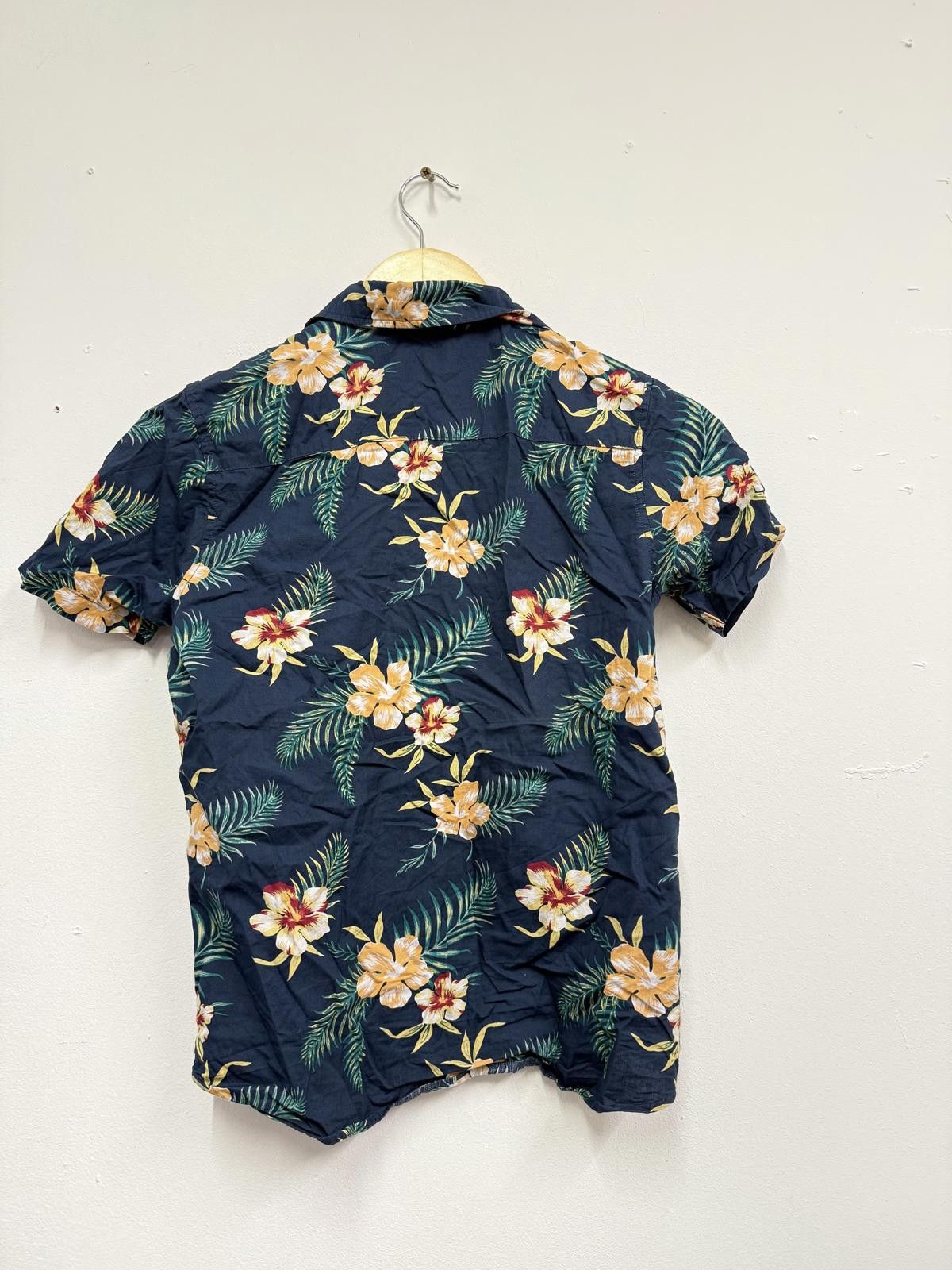Jack & Jones Jack & Jones Men's Short Sleeve Floral Casual Shirt Size ONE SIZE - 4 Thumbnail