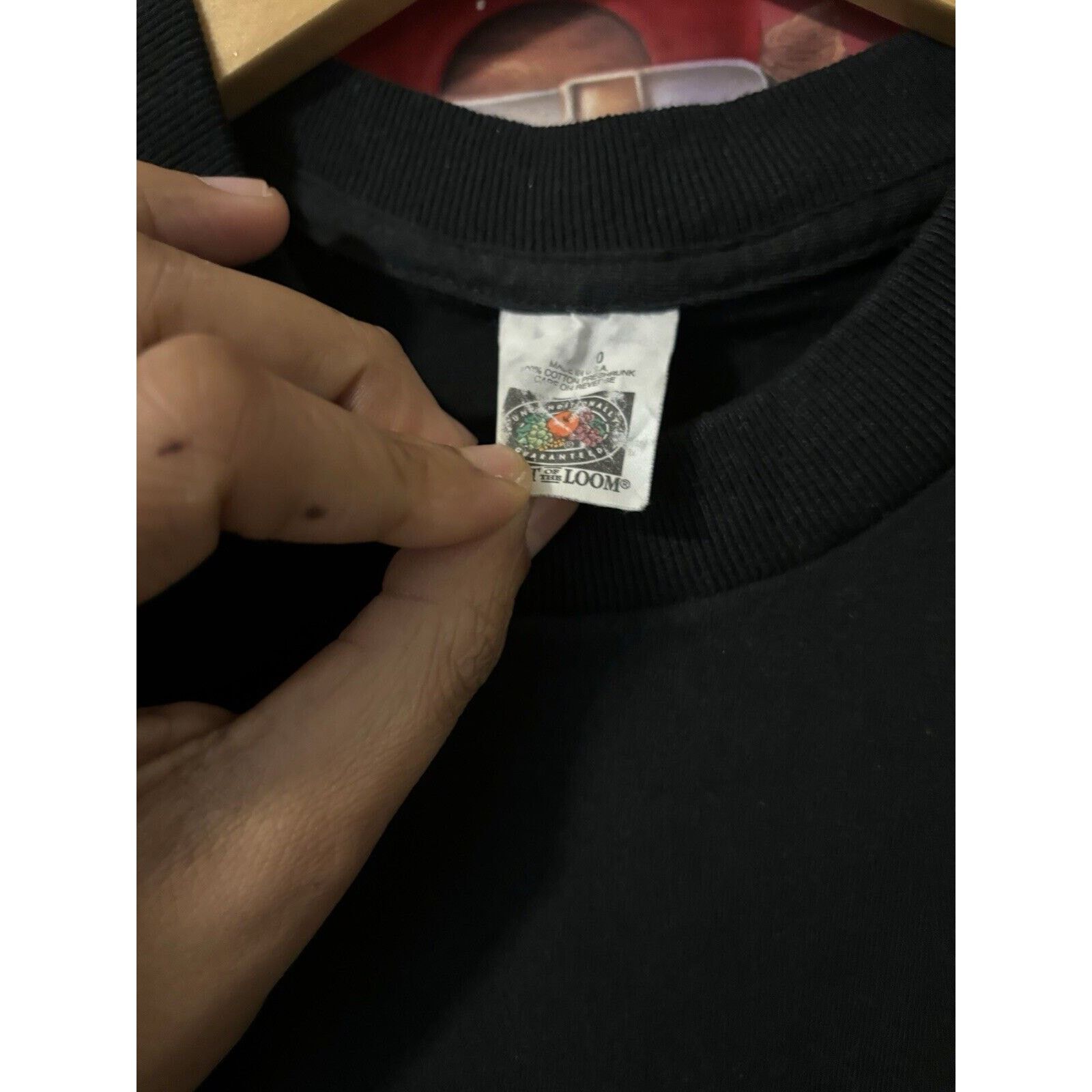 Fruit Of The Loom Vintage Faded Black Blank Shirt Brand Fruit Of The Loom Size US M / EU 48-50 / 2 - 4 Thumbnail