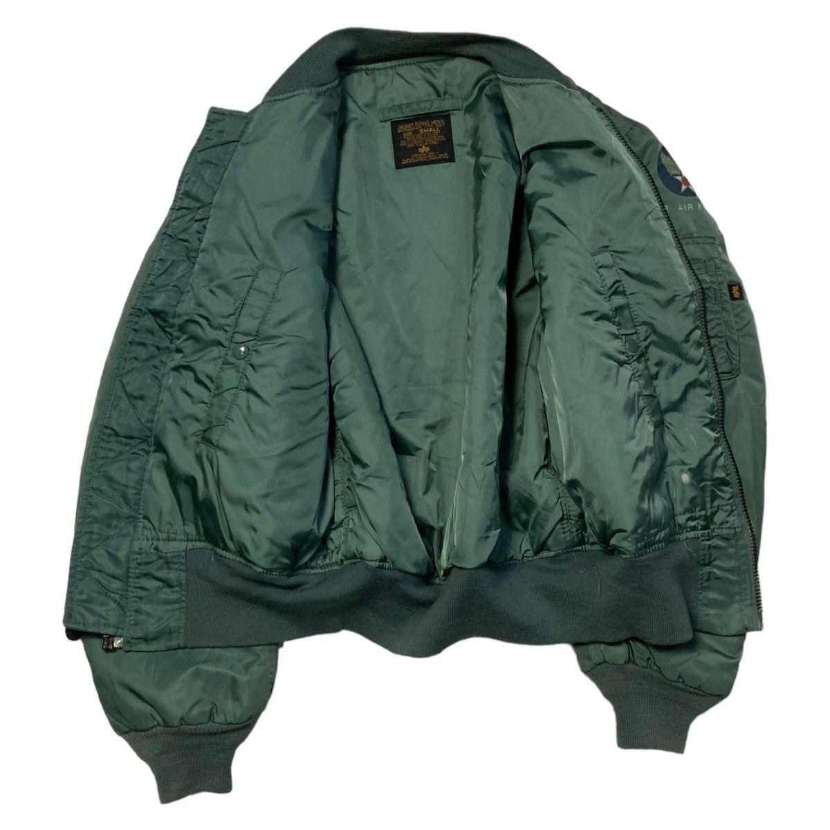 Alpha Industries Vintage Alpha Industries MA-1 US Air Force Bomber Jacket Size US S / EU 44-46 / 1 - 2 Thumbnail