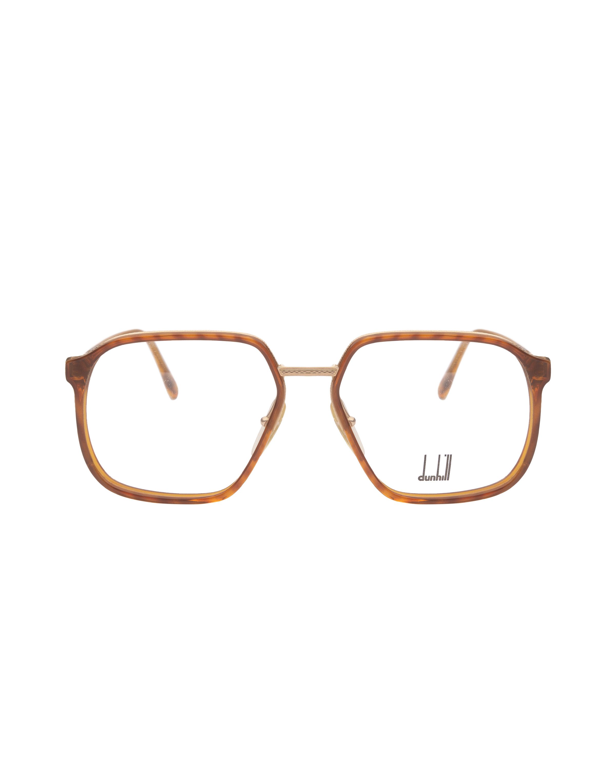 Alfred Dunhill Dunhill '80s Brown & Gold Oversized Glasses Size ONE SIZE - 1 Thumbnail