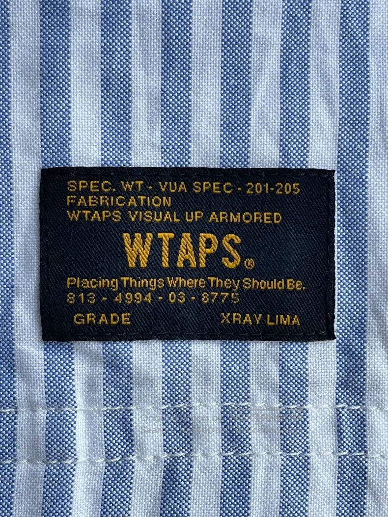 Wtaps Wtaps Striped short-sleeve shirt Size US XL / EU 56 / 4 - 4 Thumbnail